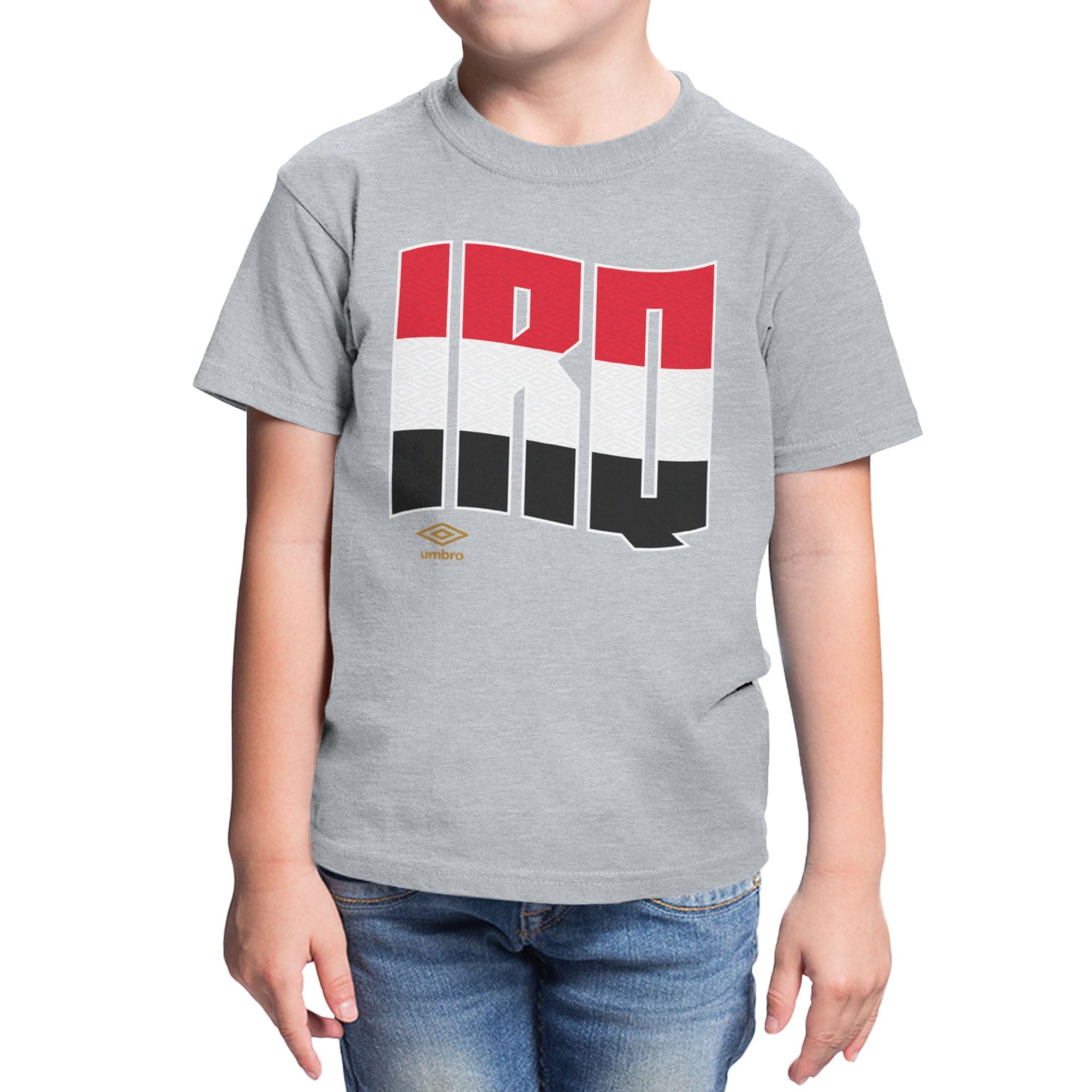 Umbro Kids Iraq Wavy Logo T-Shirt