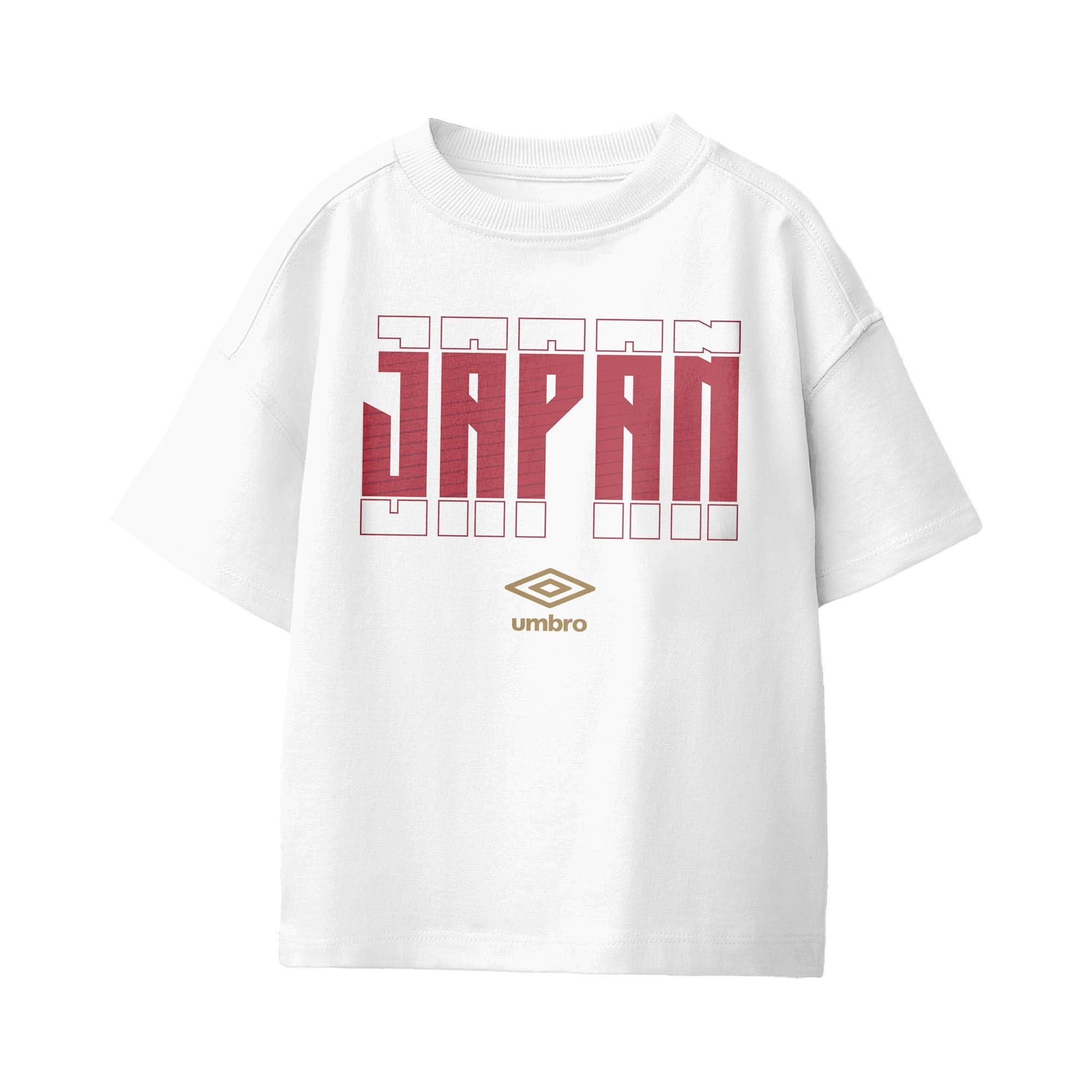 Umbro Japan Stacked Soccer T-Shirt White