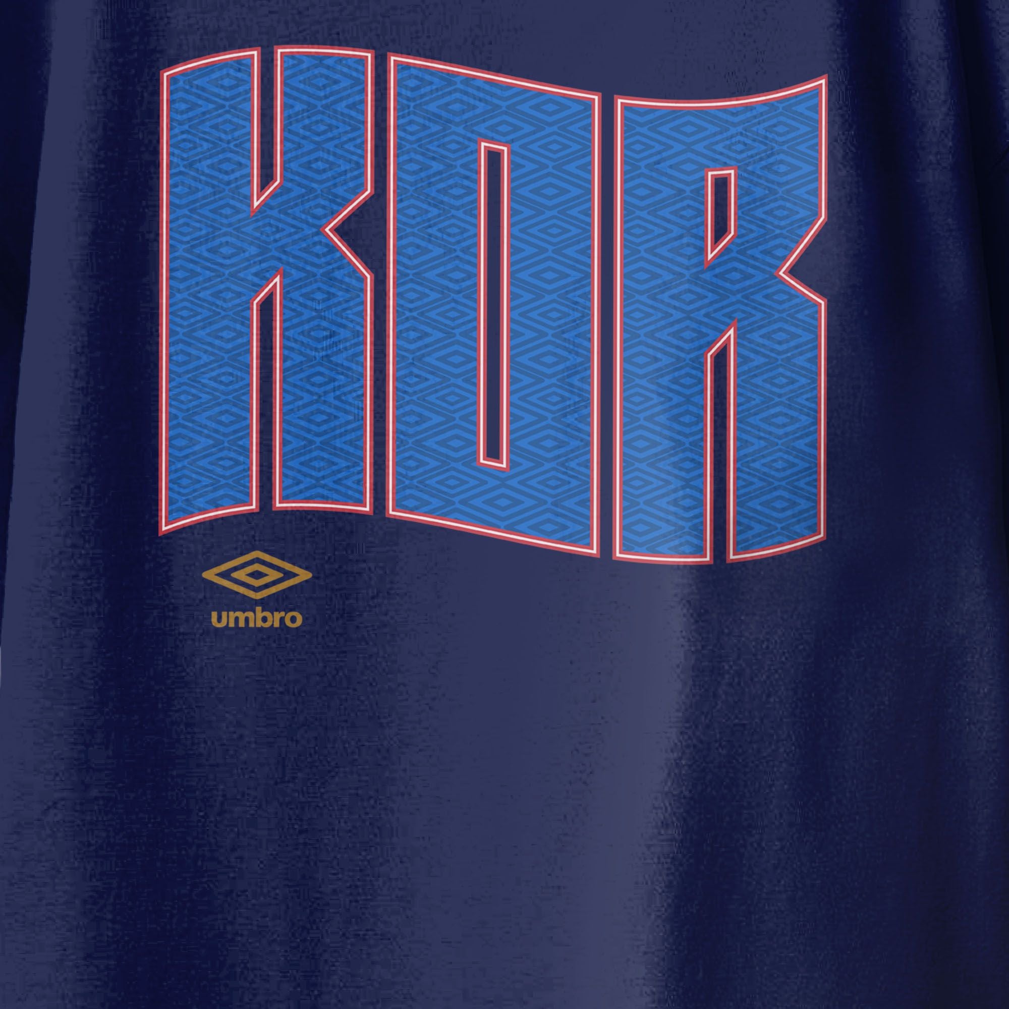 Umbro Kids Korea Republic Wavy Logo T-Shirt