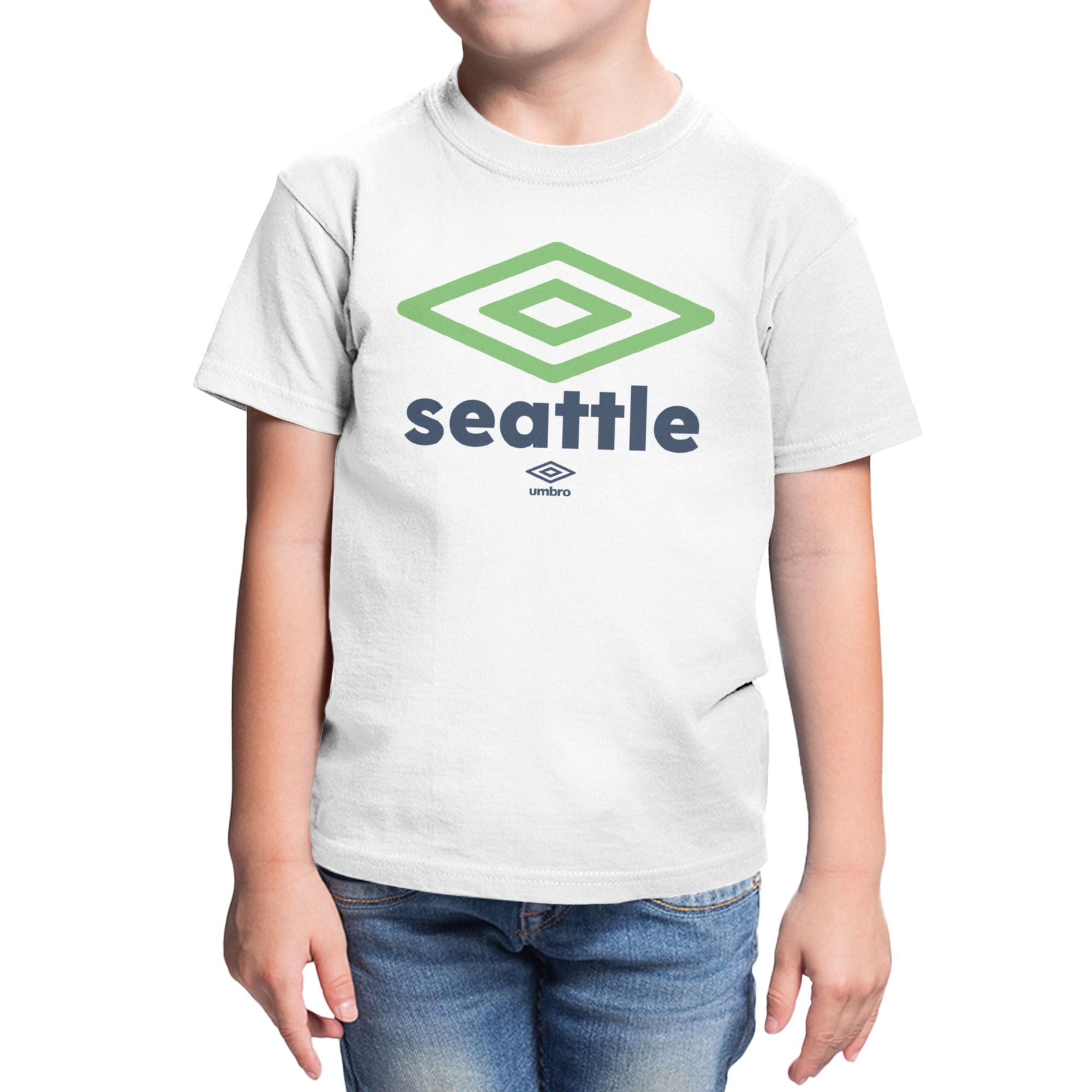 Umbro Kids Seattle City Diamond Logo T-Shirt