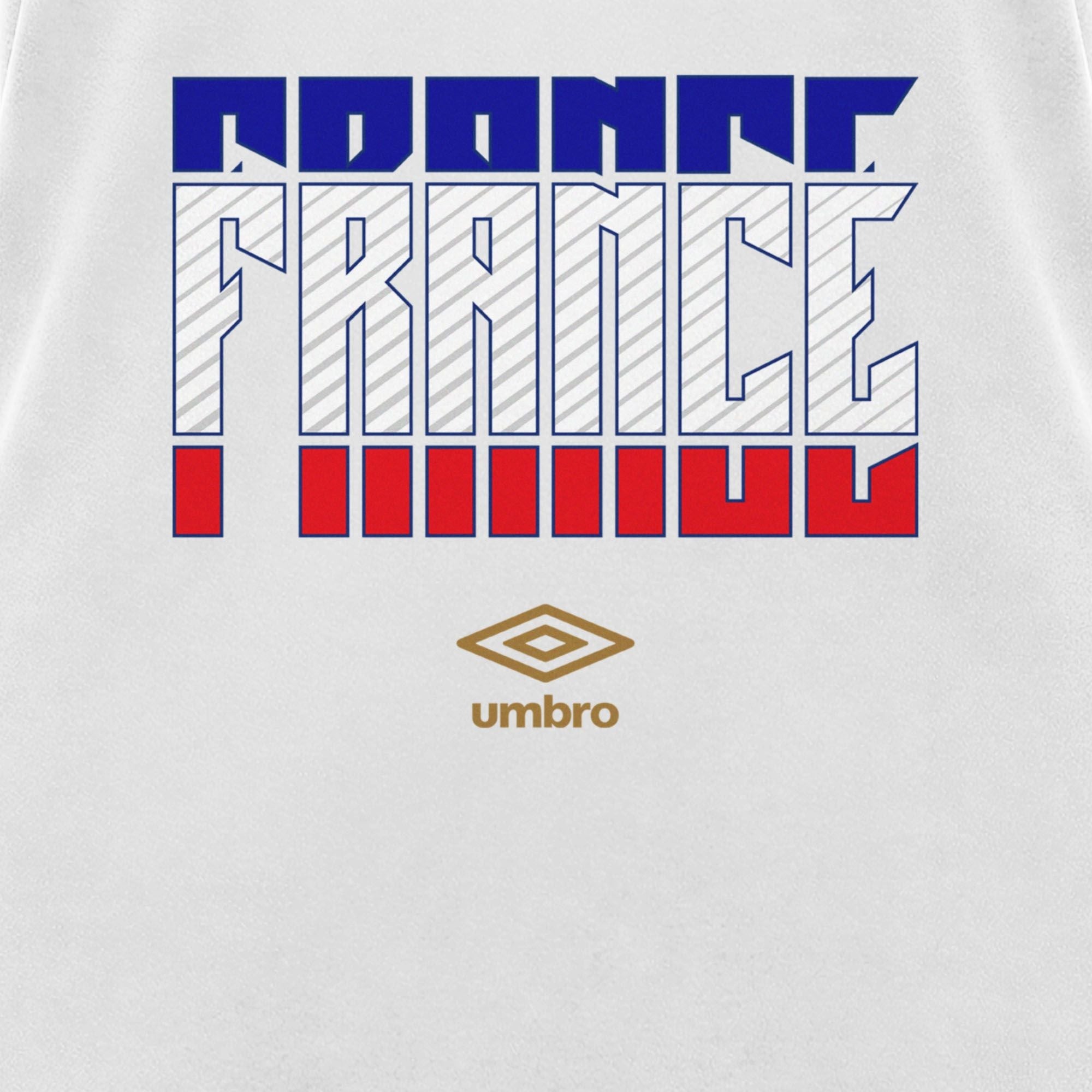 Umbro France Stacked Soccer Tank Bright White