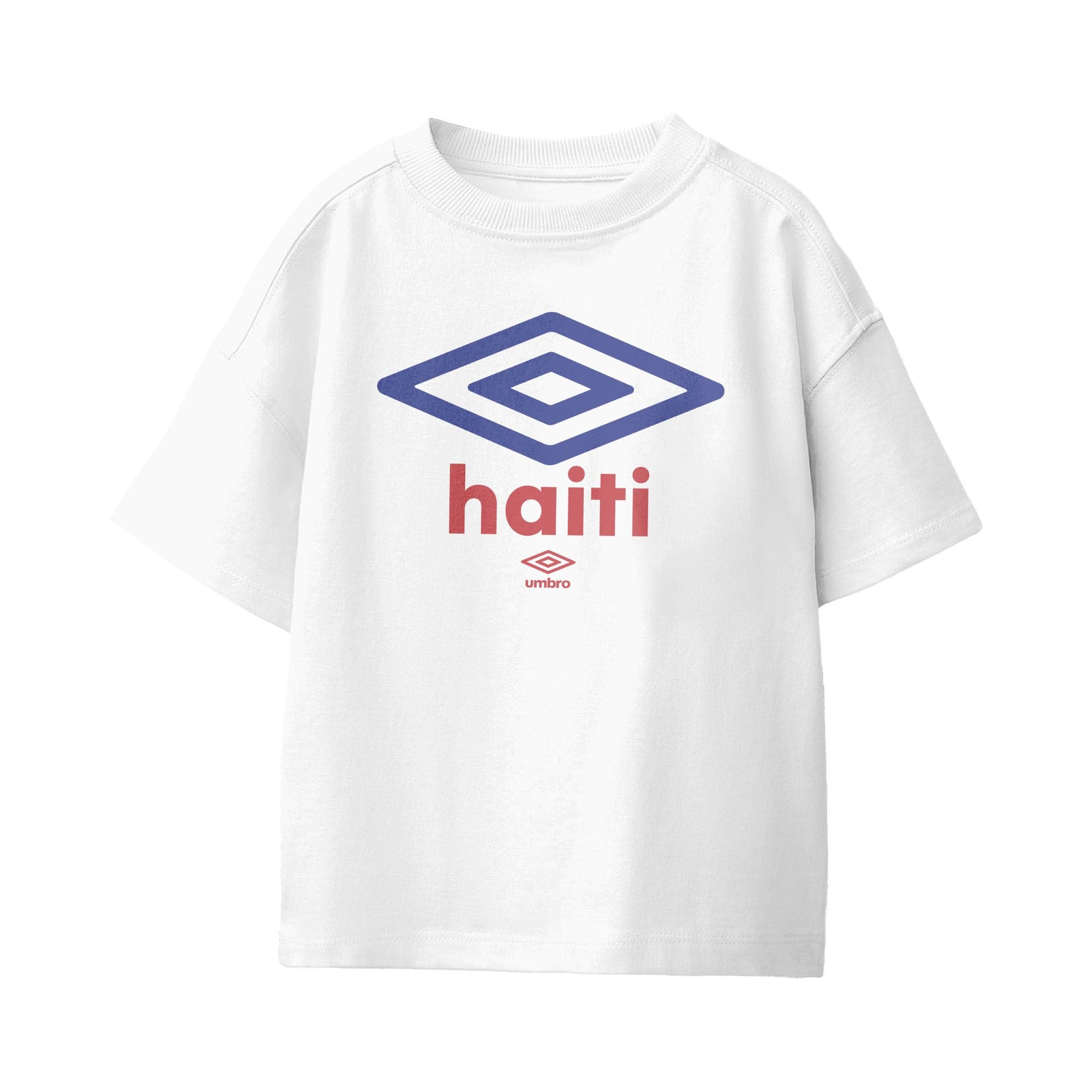 Umbro Kids Haiti Diamond Logo T-Shirt White