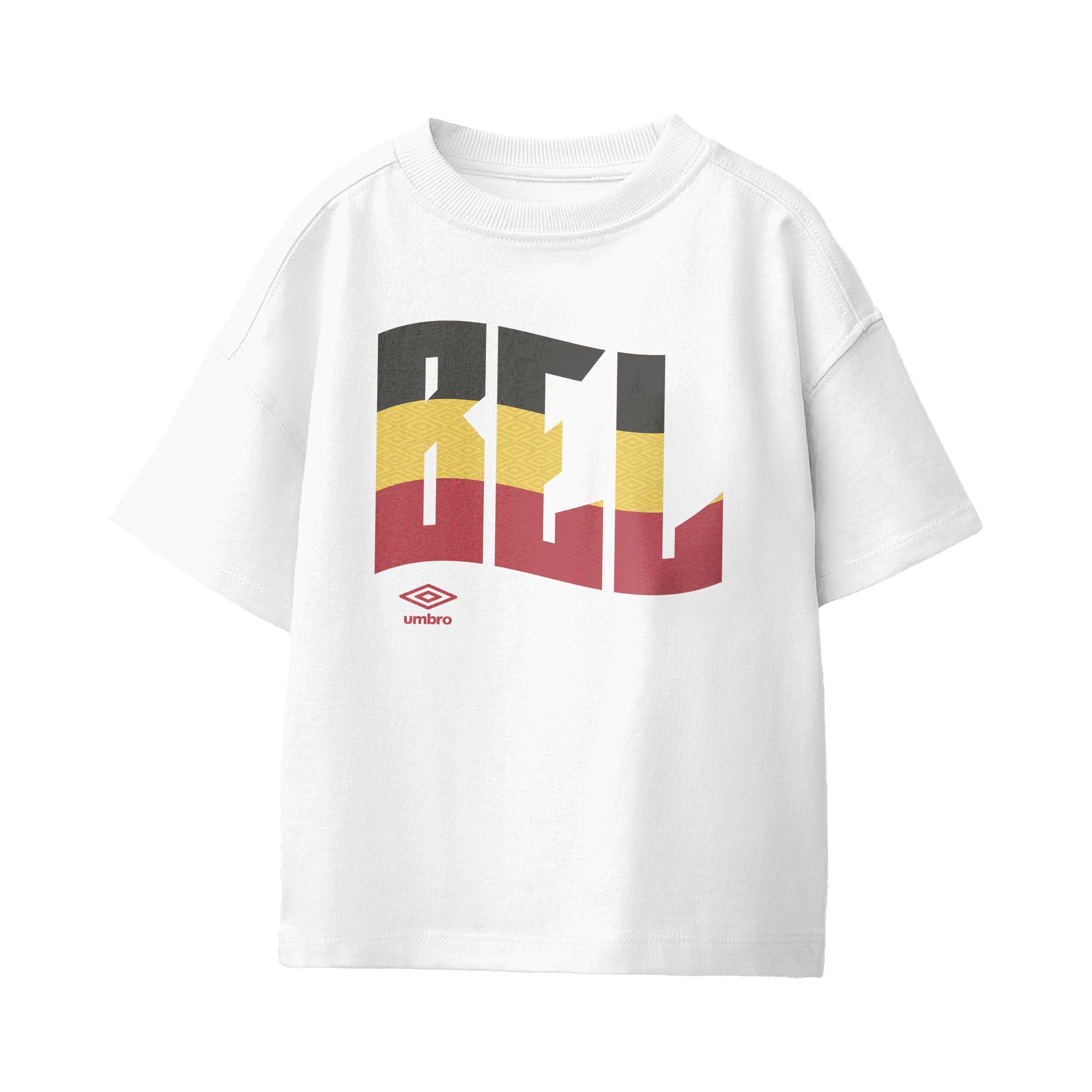 Umbro Kids Belgium Wavy Logo T-Shirt White
