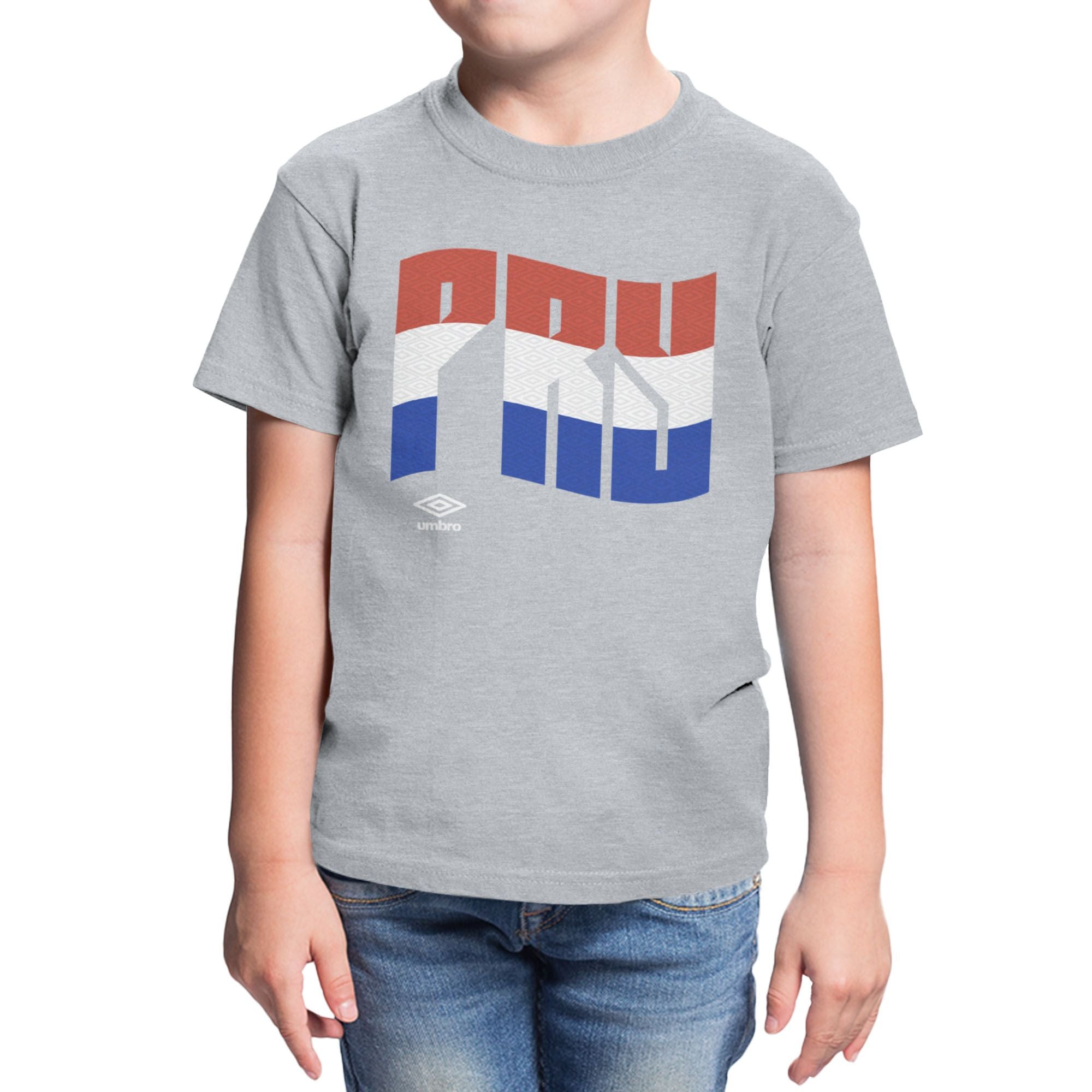 Umbro Kids Paraguay Wavy Logo T-Shirt