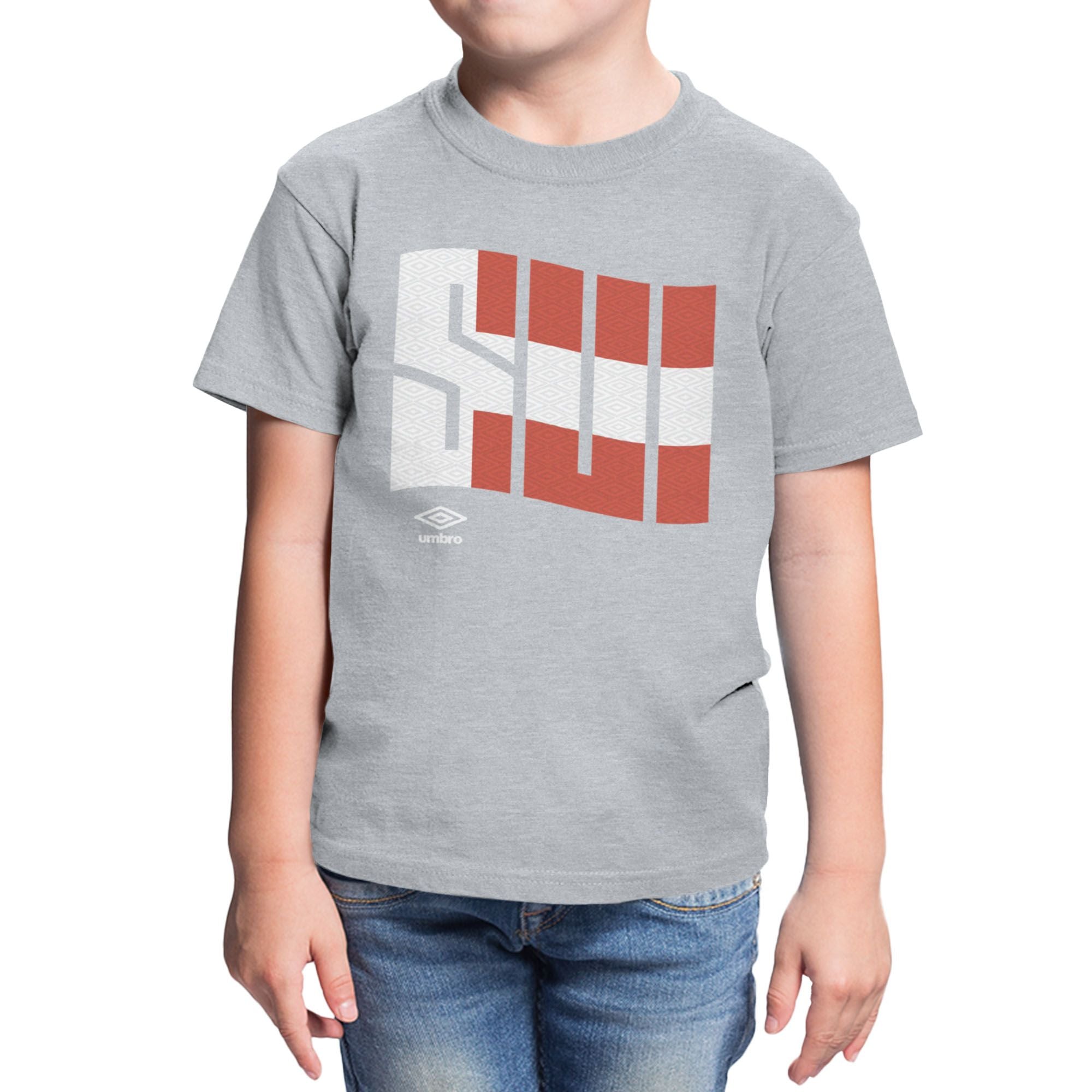 Umbro Kids Switzerland Wavy Logo T-Shirt