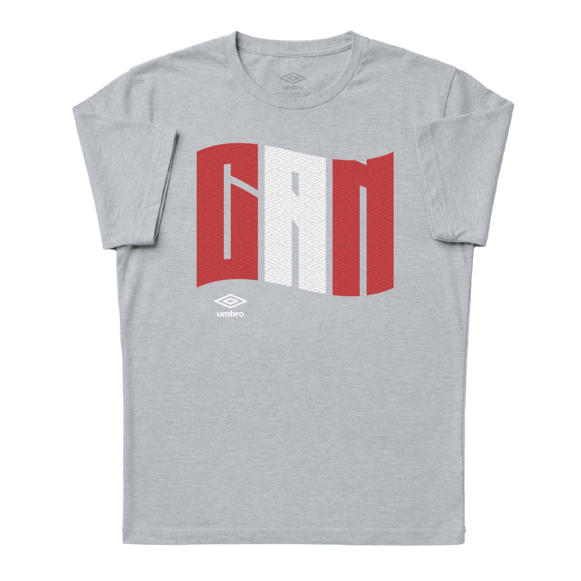 Umbro Adult Unisex Canada Wavy Logo T-Shirt Sport Grey