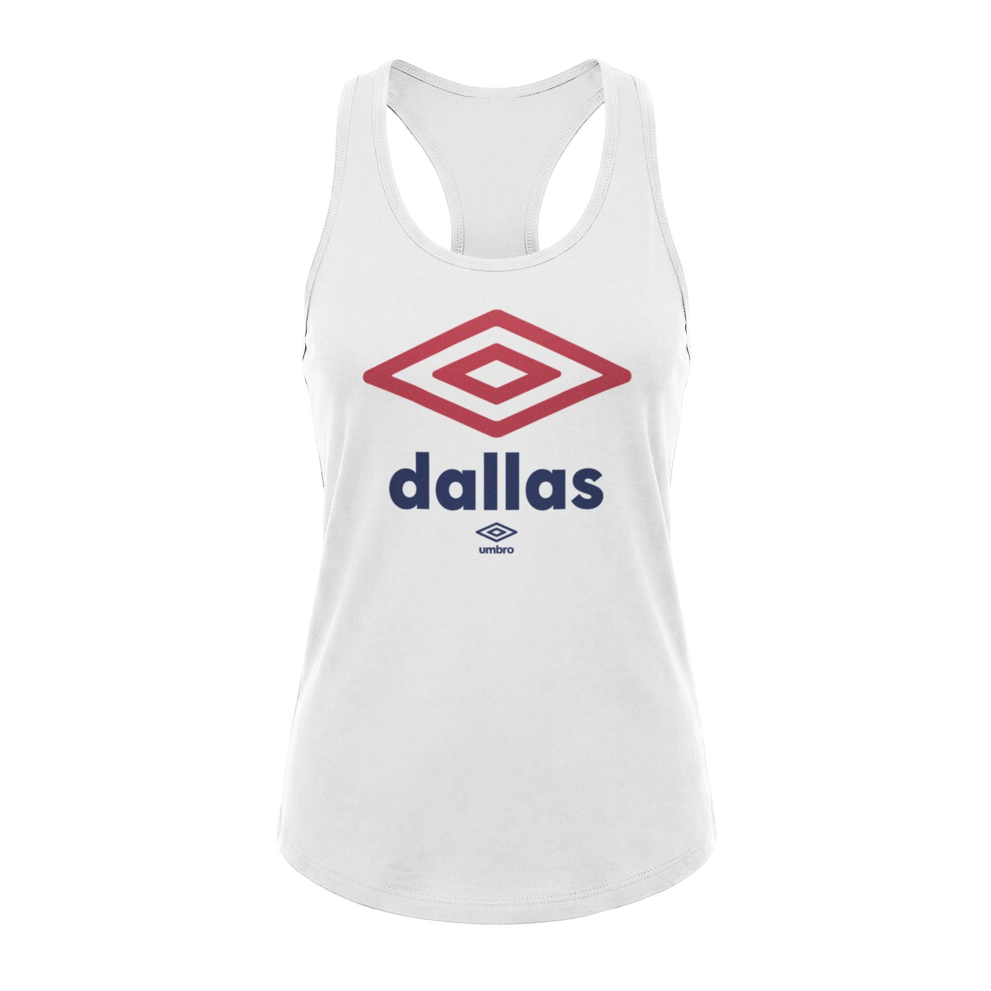 Umbro Dallas City Diamond Logo Tank Bright White