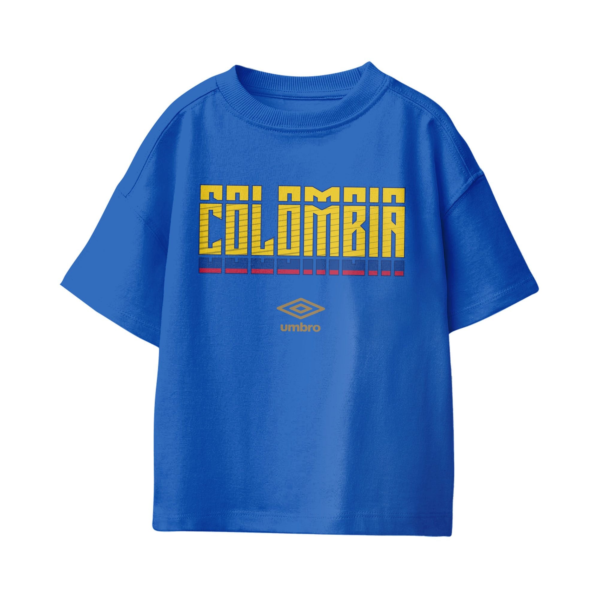 Umbro Colombia Stacked Soccer T-Shirt Royal