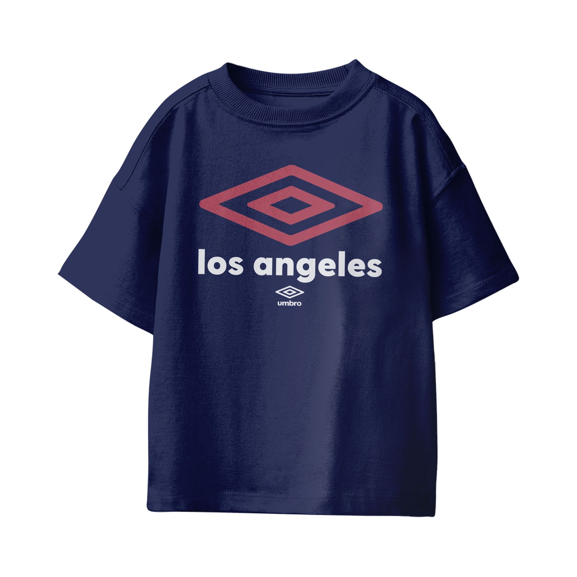 Umbro Kids Los Angeles City Diamond Logo T-Shirt Navy