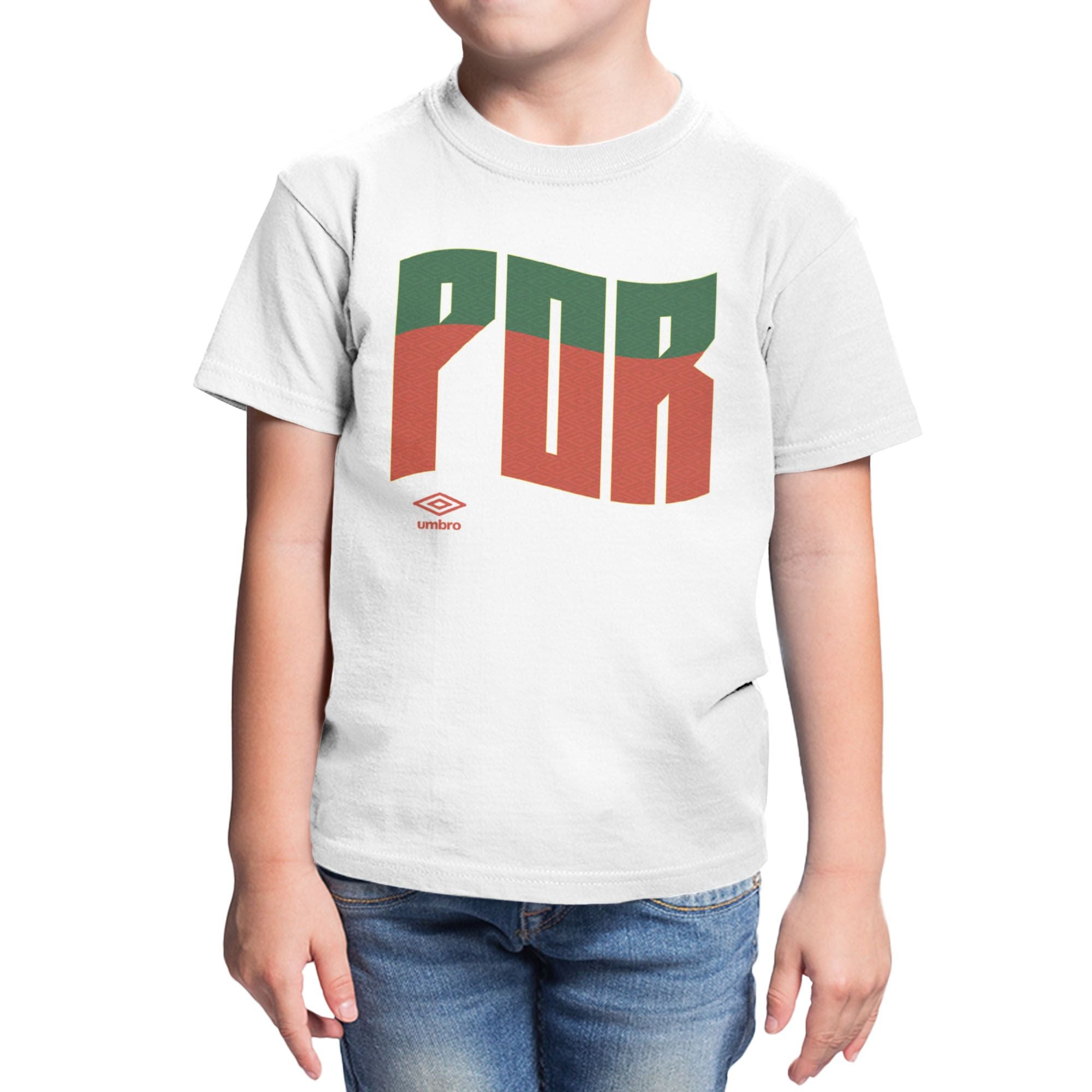 Umbro Kids Portugal Wavy Logo T-Shirt