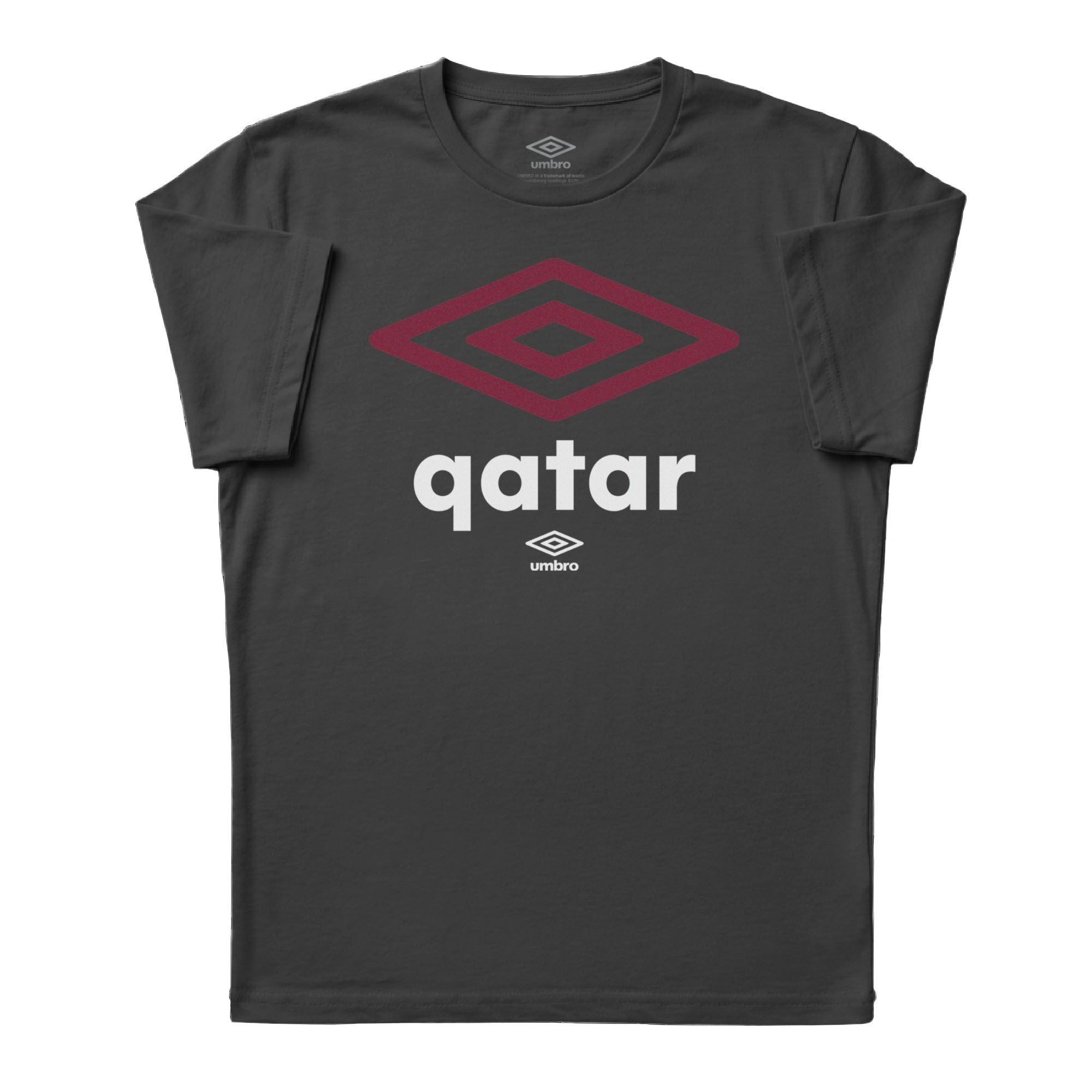 Umbro Qatar Diamond Logo T-Shirt Black