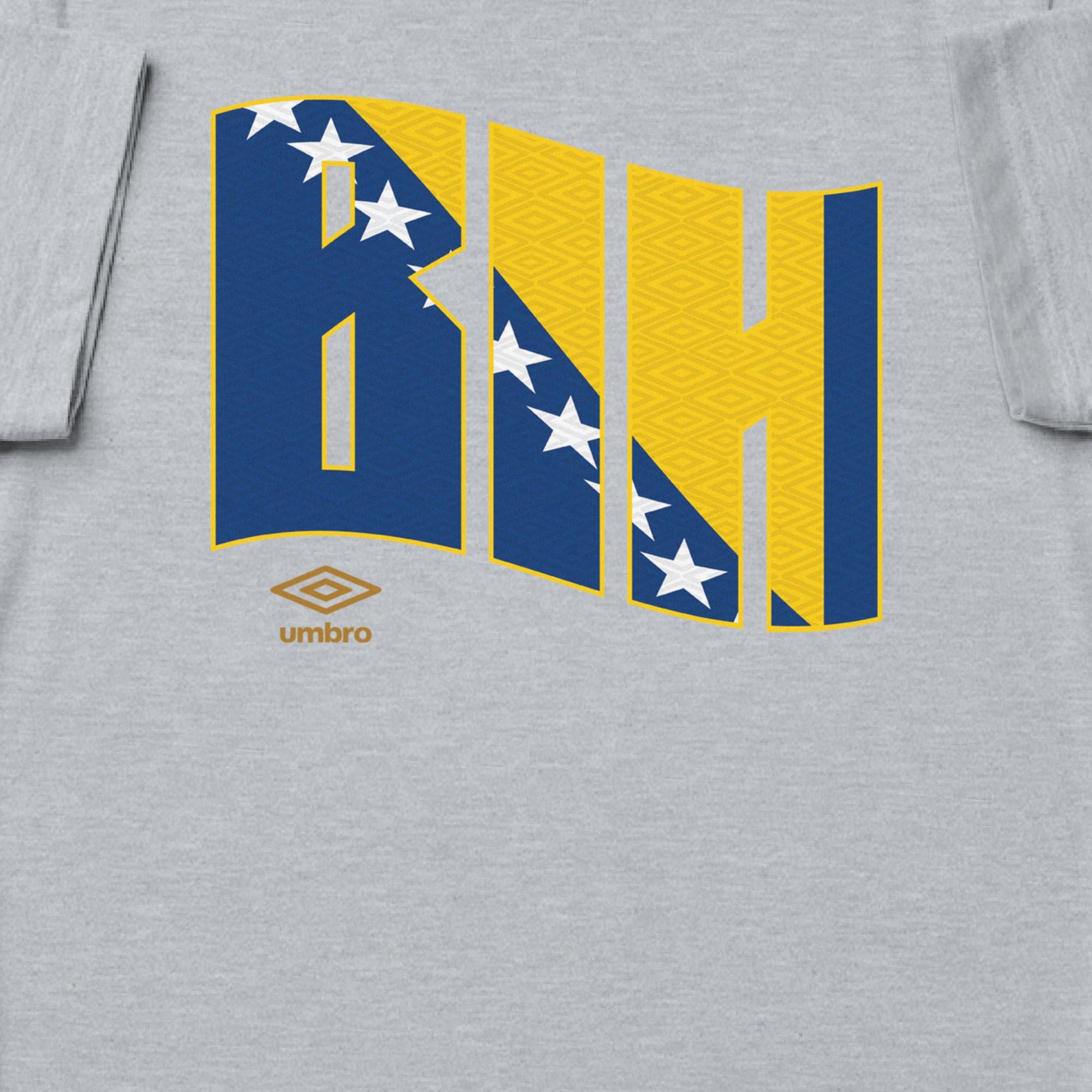 Umbro Adult Bosnia and Herzegovina Wavy Logo T-Shirt