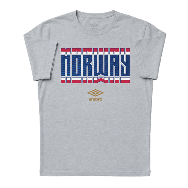 umbro Durham Supporters シャツ サッカー　ボーダー Norway Stacked Grey Soccer T-Shirt