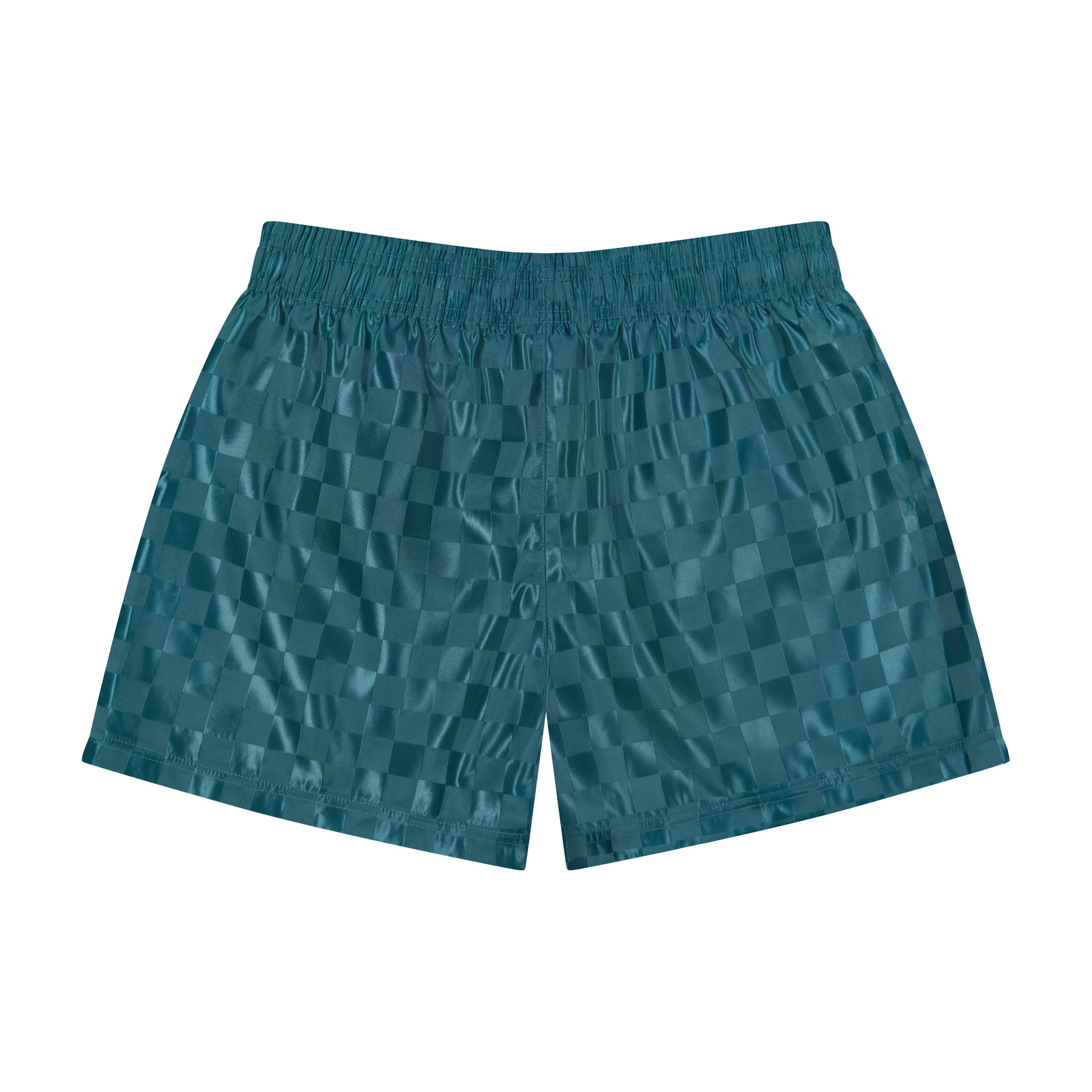 Umbro Junior's Teal Women's Checkered Shorts - Shop women's shorts by Umbro.