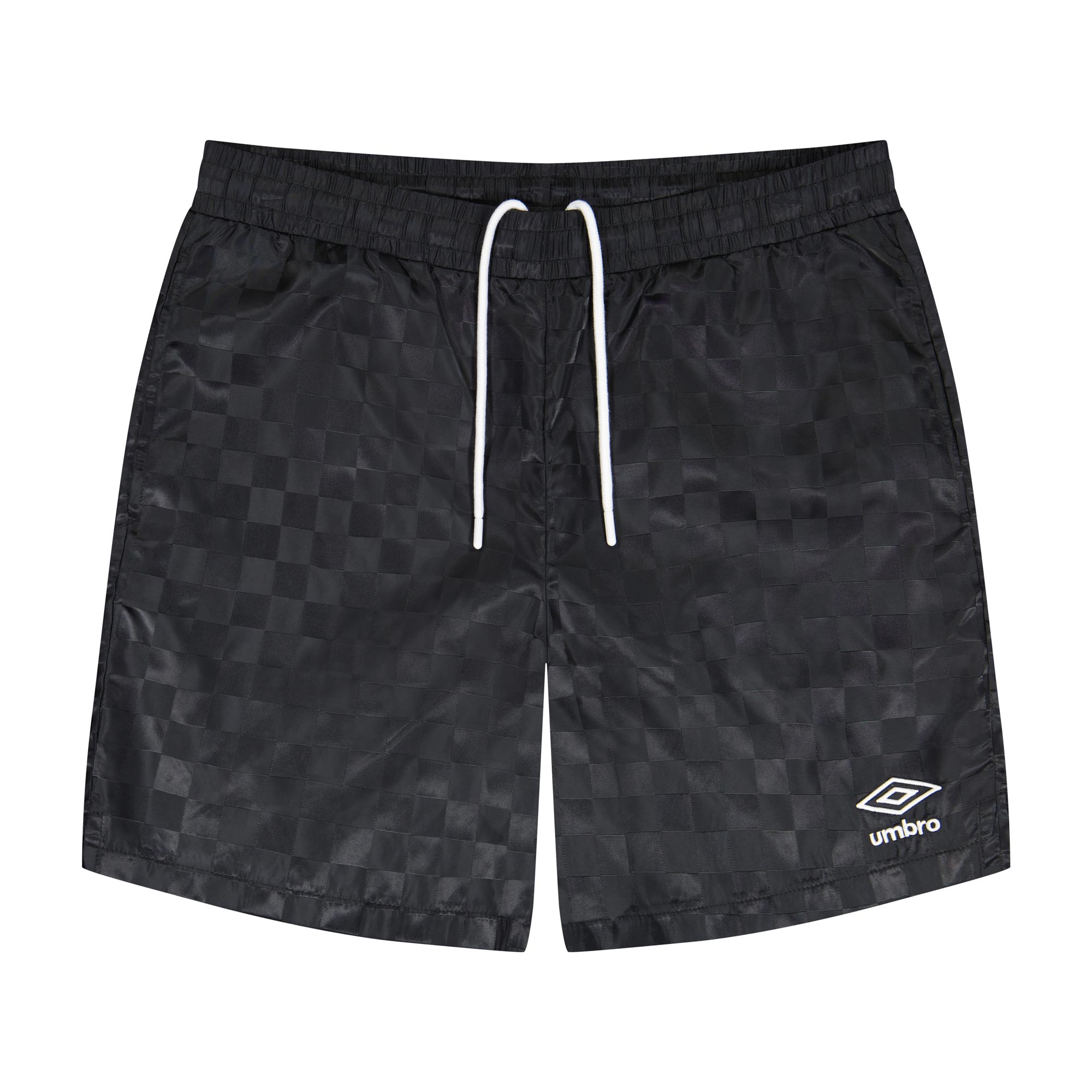 Umbro Men's Checkered Jacquard Jet Black Short