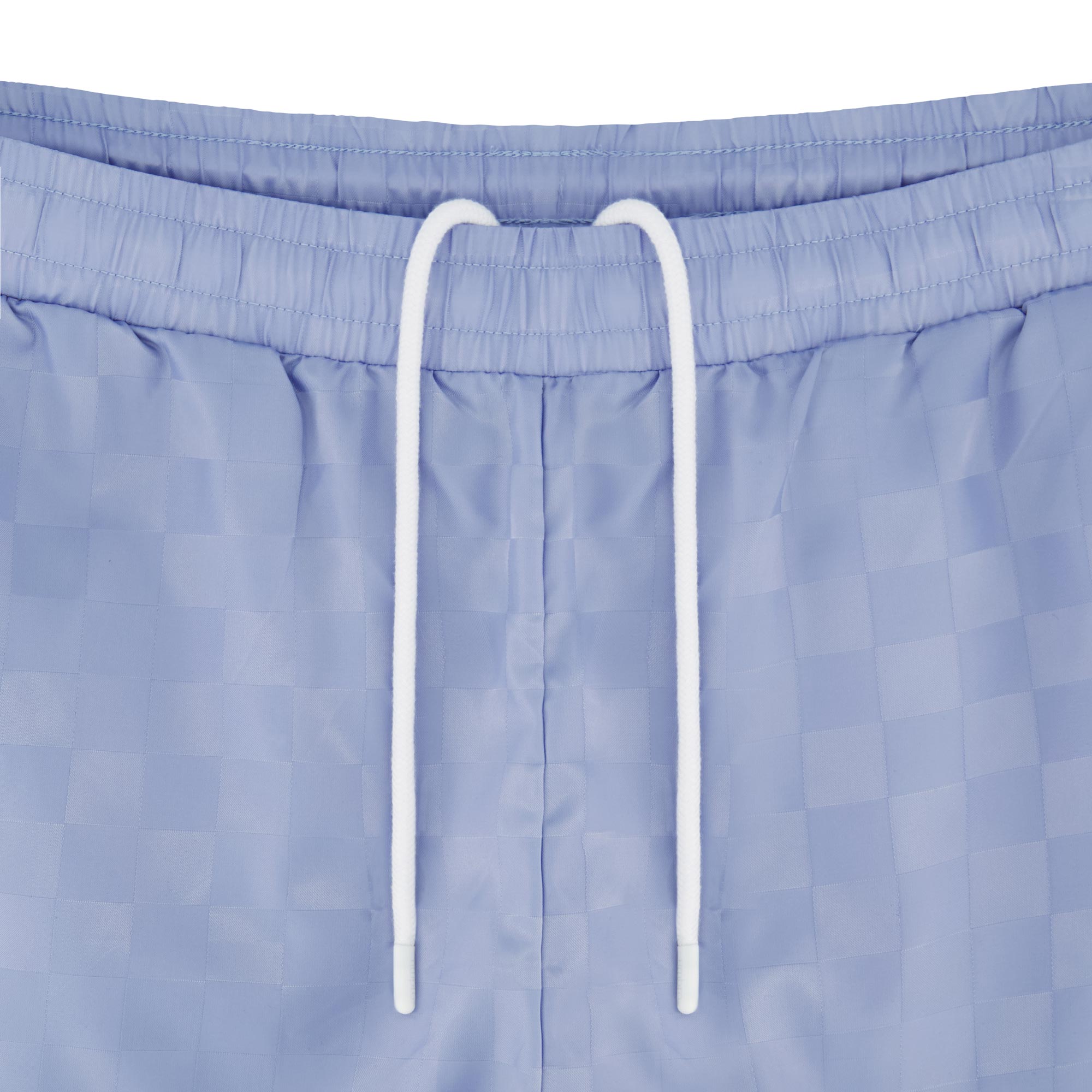 Umbro Men's Checkered Jacquard Light Blue Soccer Short