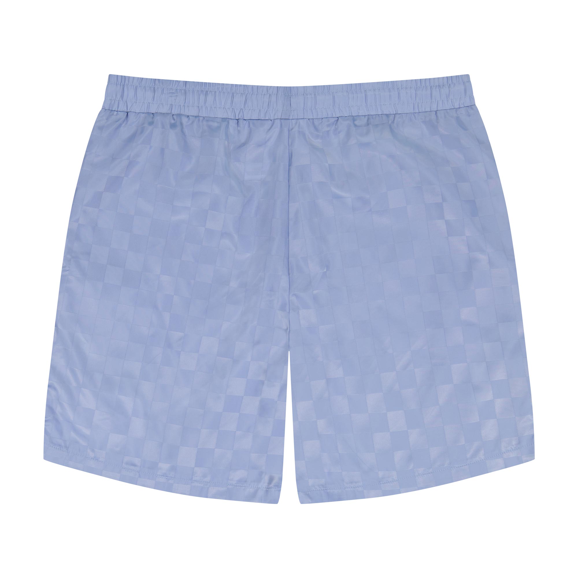 Umbro Men's Checkered Jacquard Light Blue Soccer Short