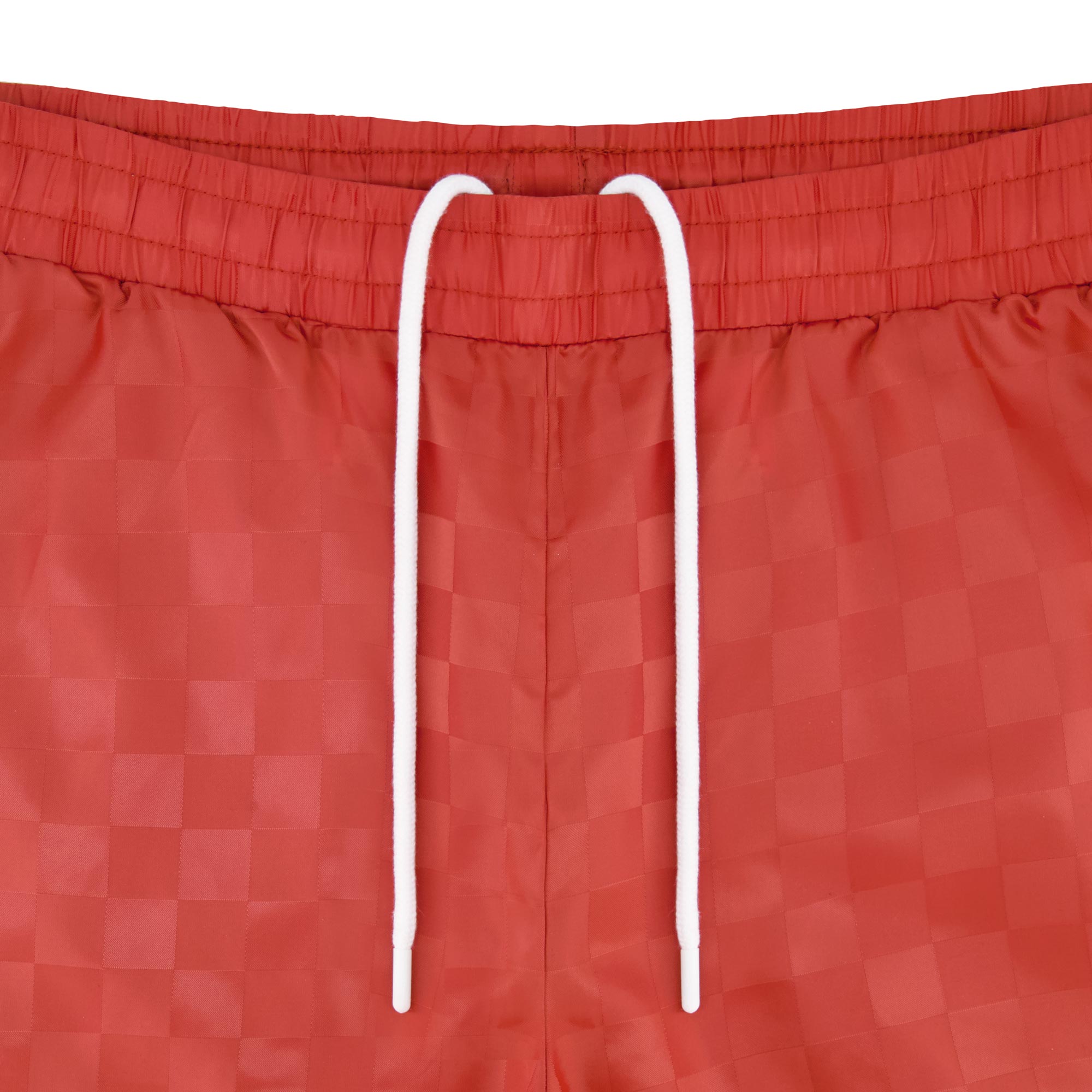 Men's checkered jacquard rust red soccer short - Shop men's workout shorts with pockets by Umbro