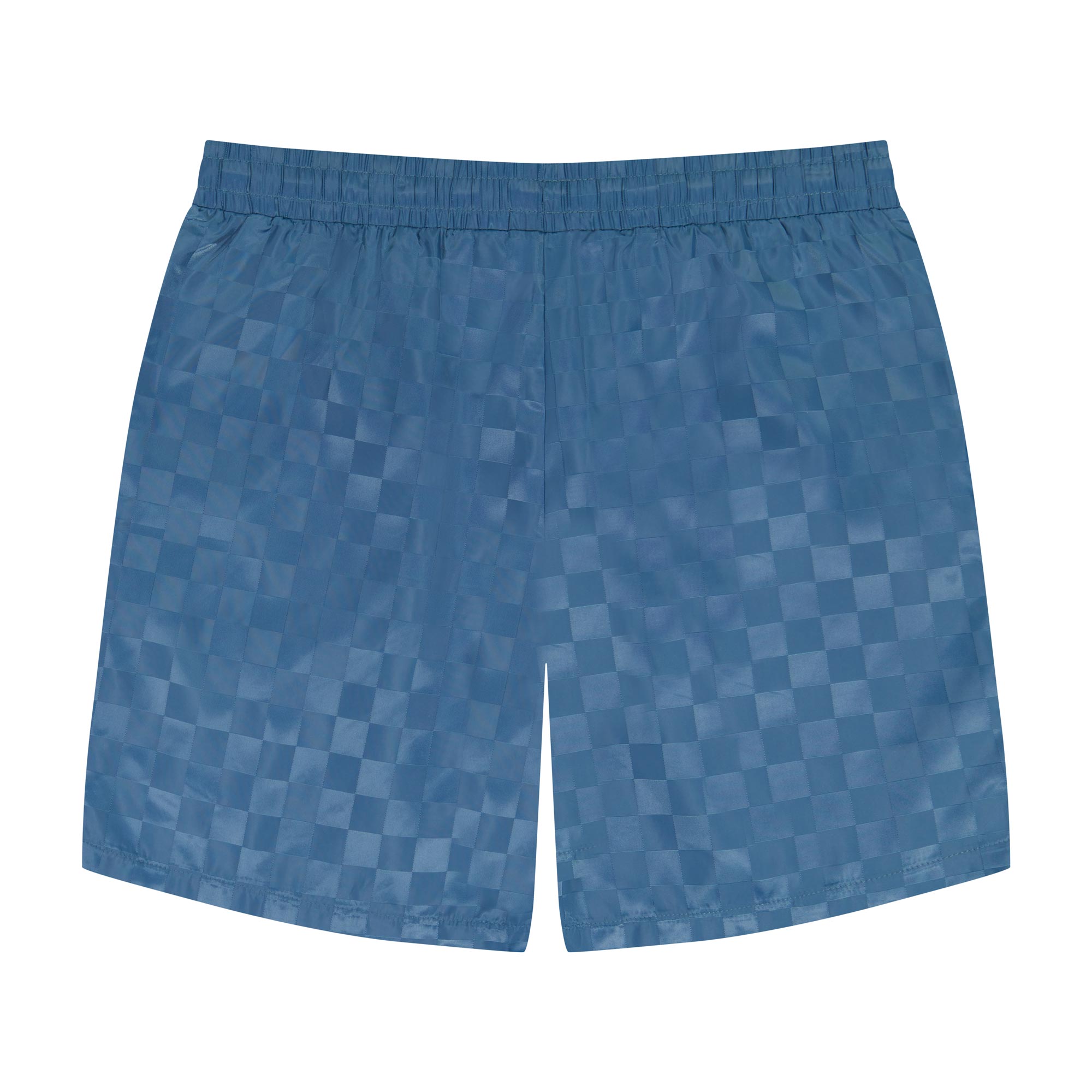 Umbro Men's Checkered Jacquard Slate Blue Soccer Short