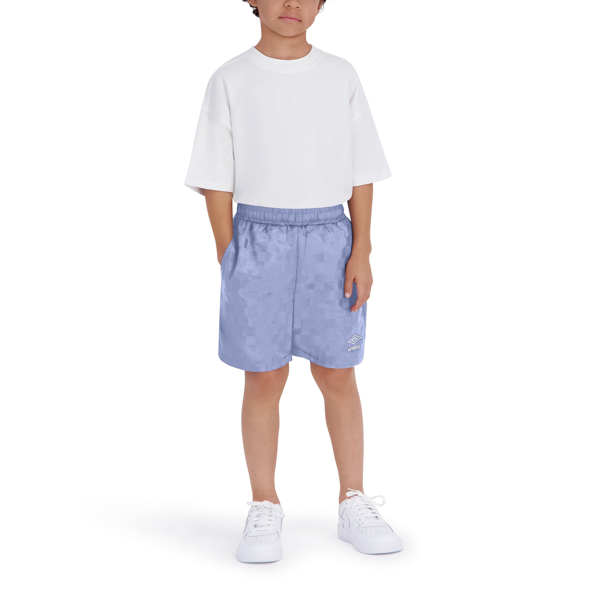 Umbro Boy's Checkered Nylon Short