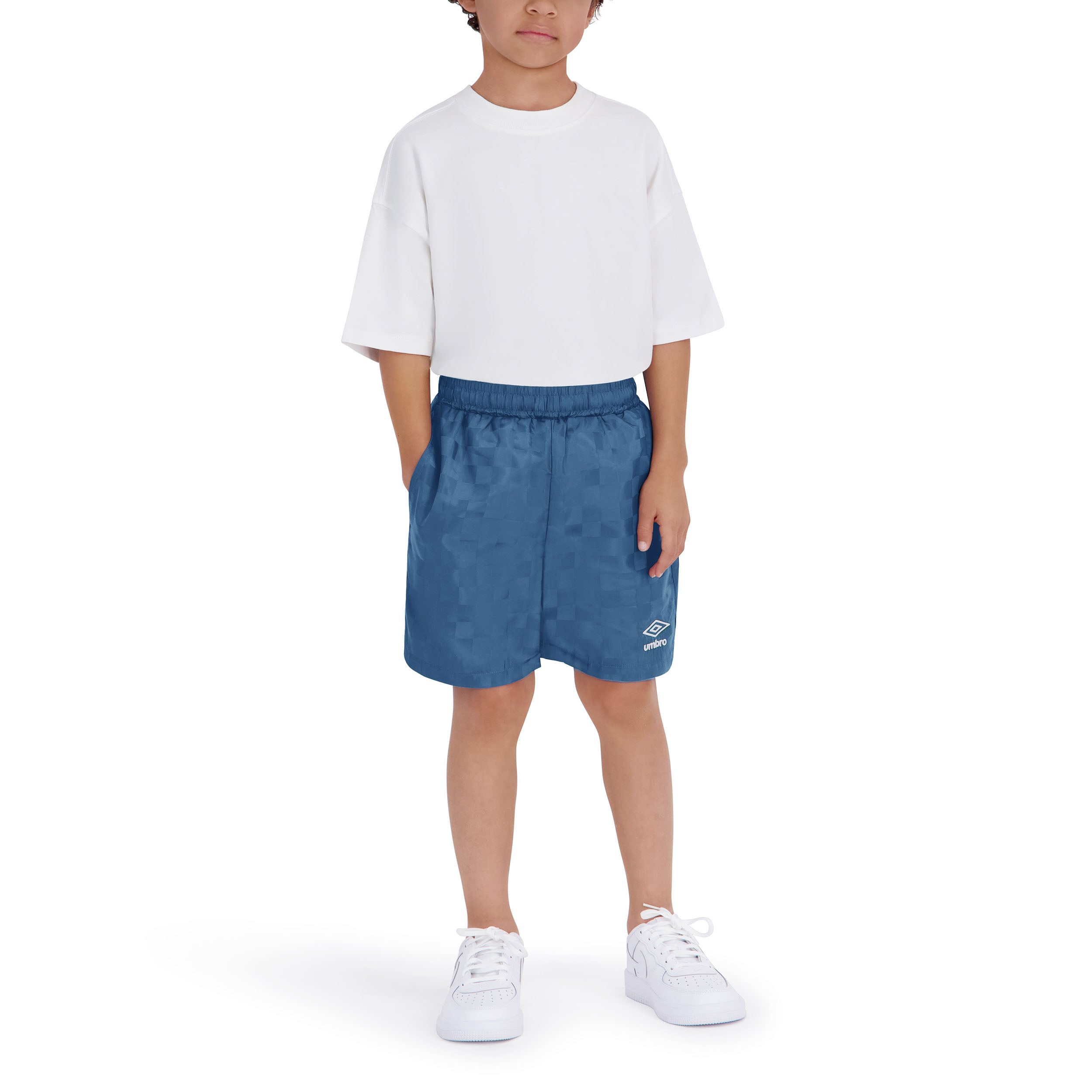 Umbro Boy's Checkered Nylon Short
