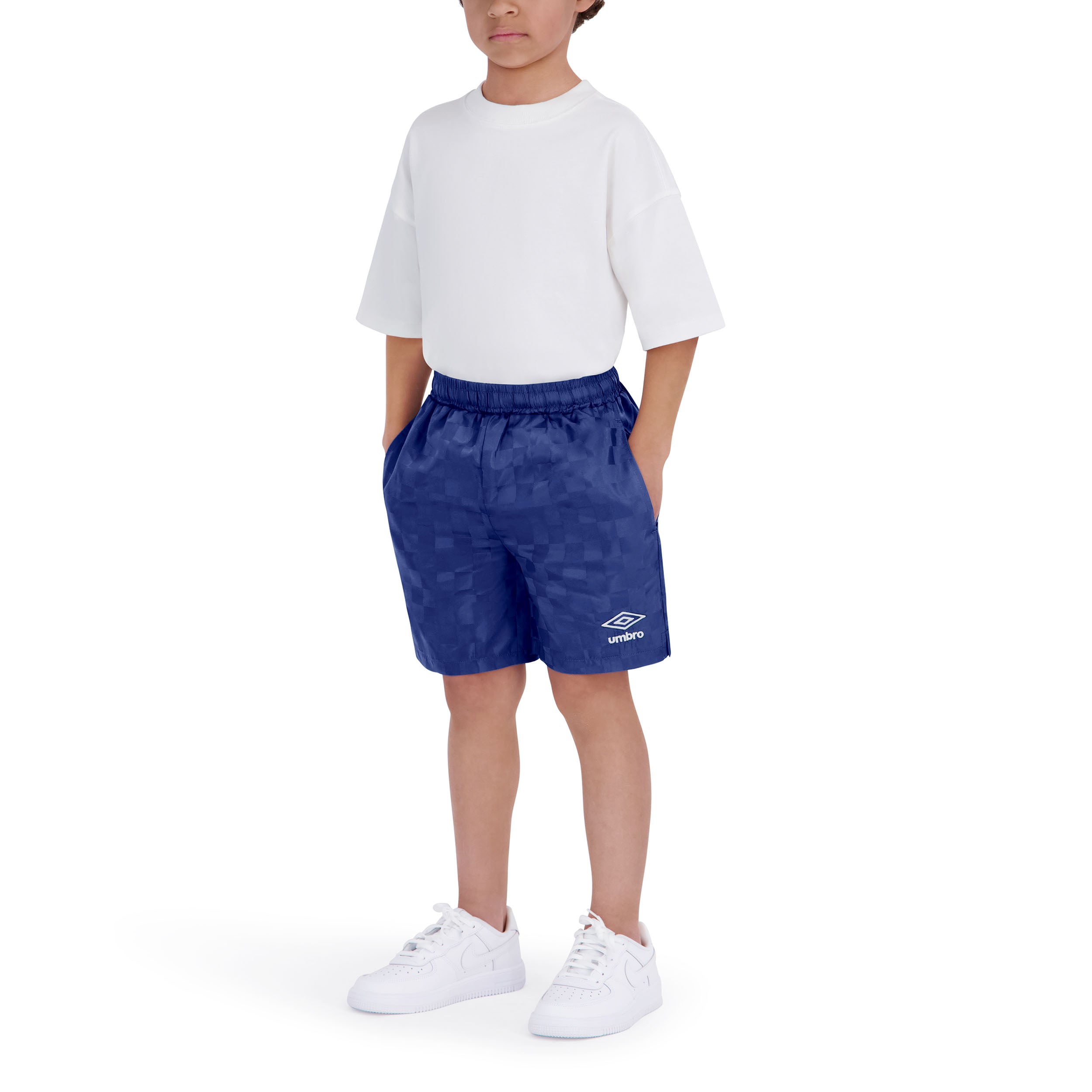 Umbro Boy's Checkered Nylon Short