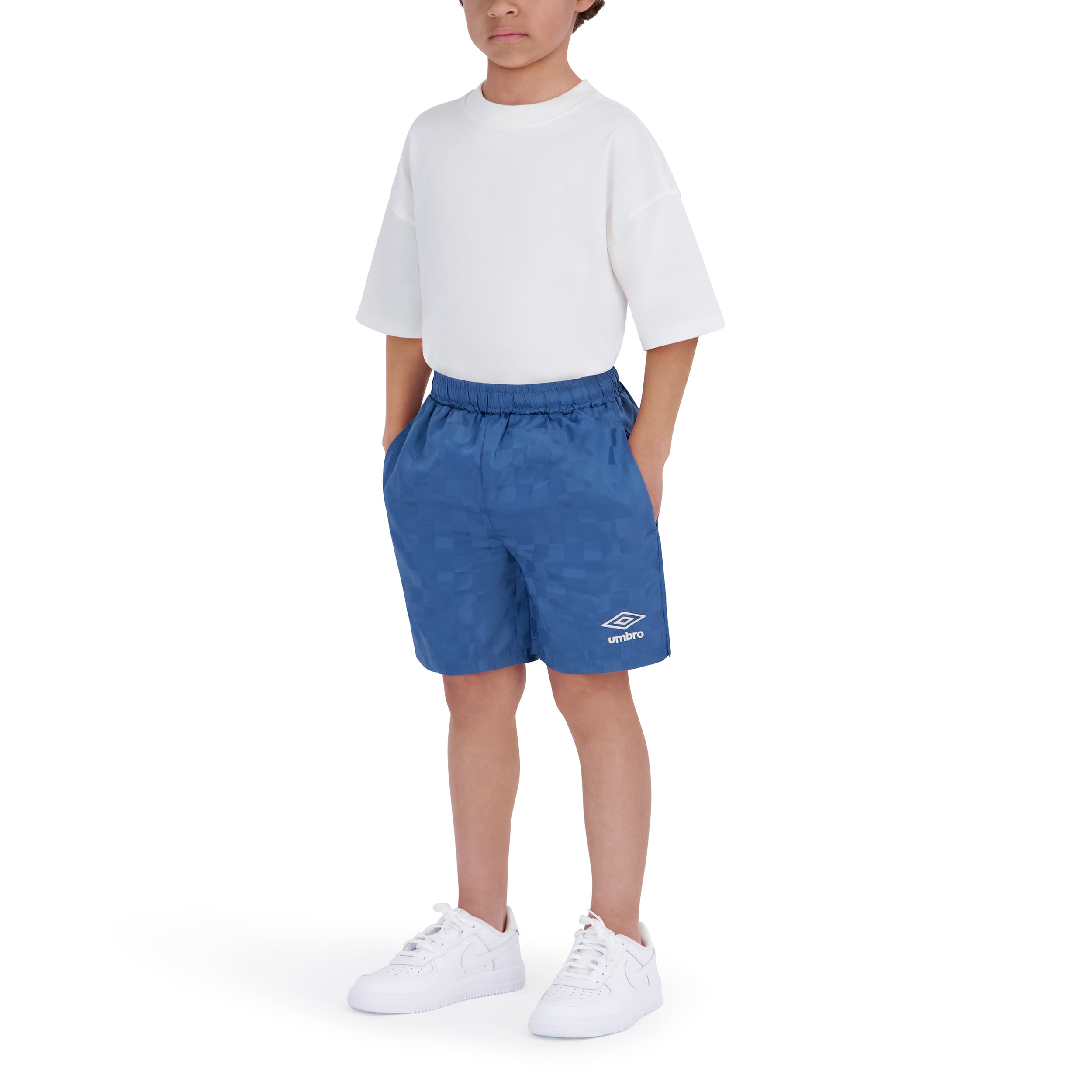 Umbro Boy's Checkered Nylon Short