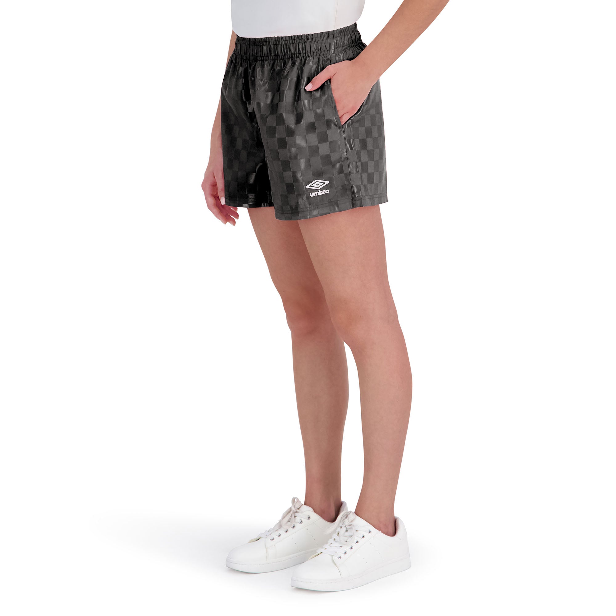 Umbro Junior's Checkered Athletic 3" Short