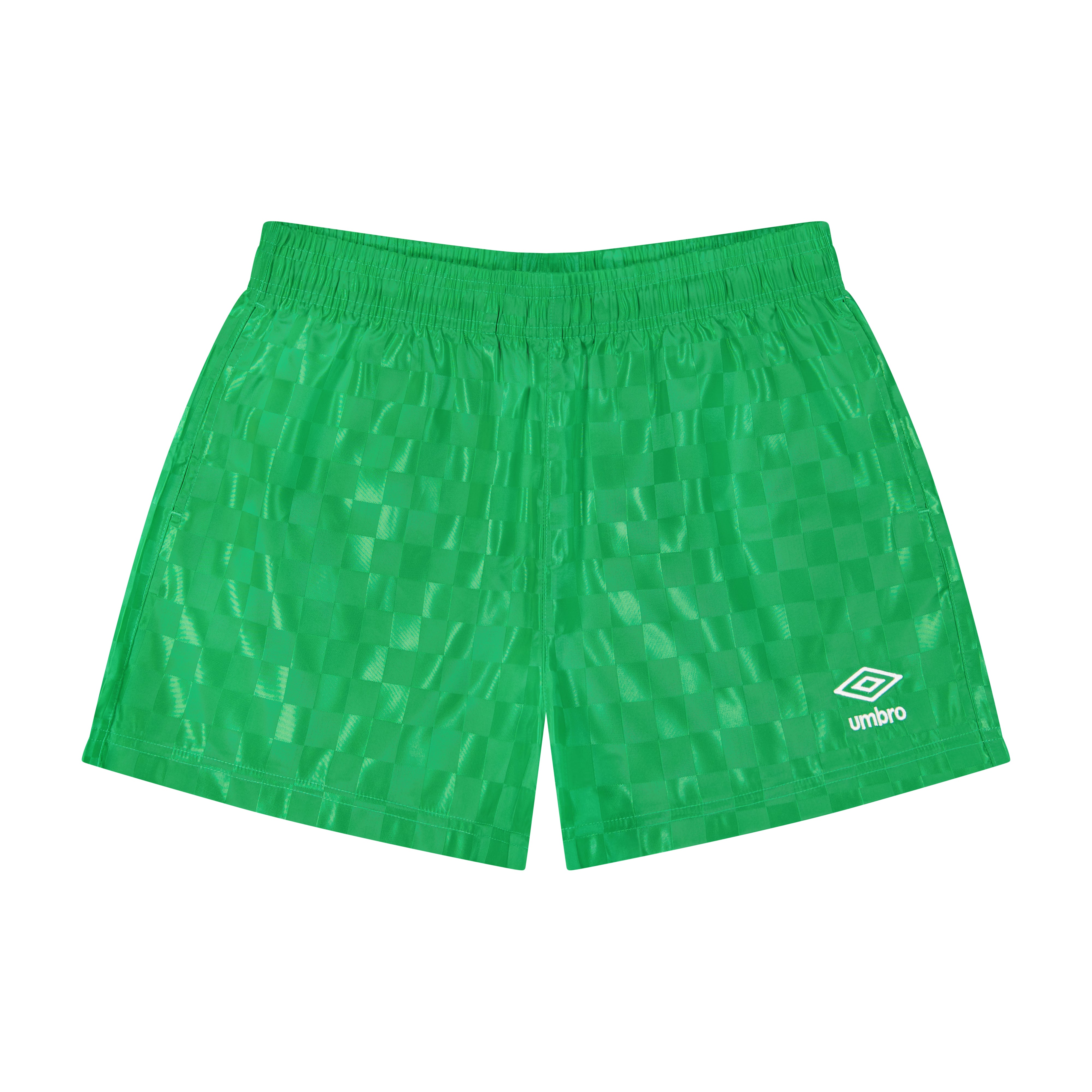 Umbro Junior's Green Checkered Shorts - Shop women's shorts by Umbro.