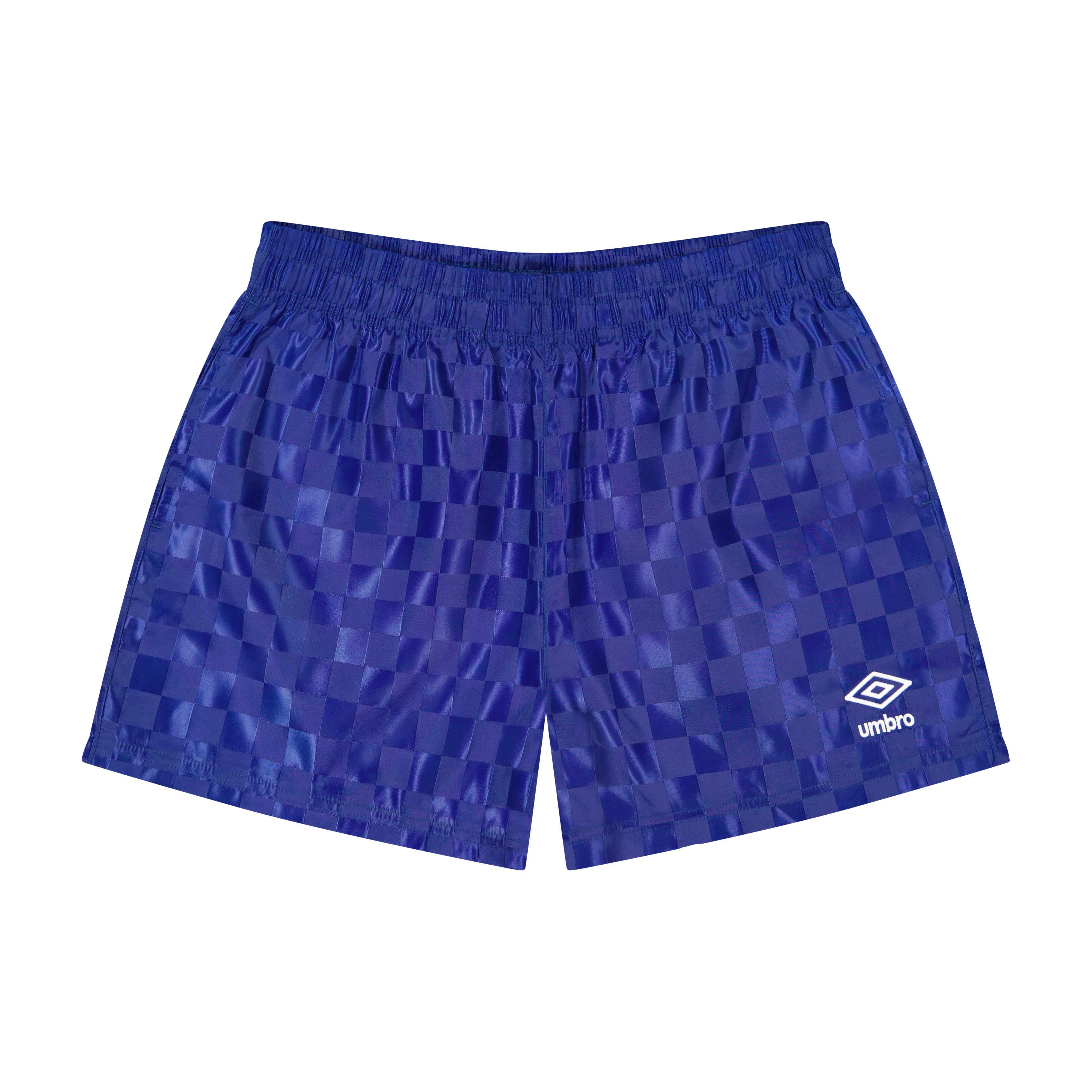 Umbro Junior's Royal Blue Checkered Shorts - Shop women's shorts by Umbro.