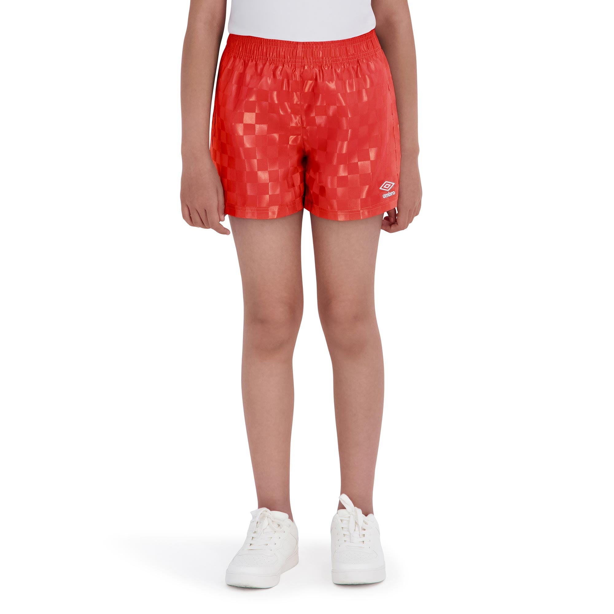Umbro Girl's Checkered Athletic Short