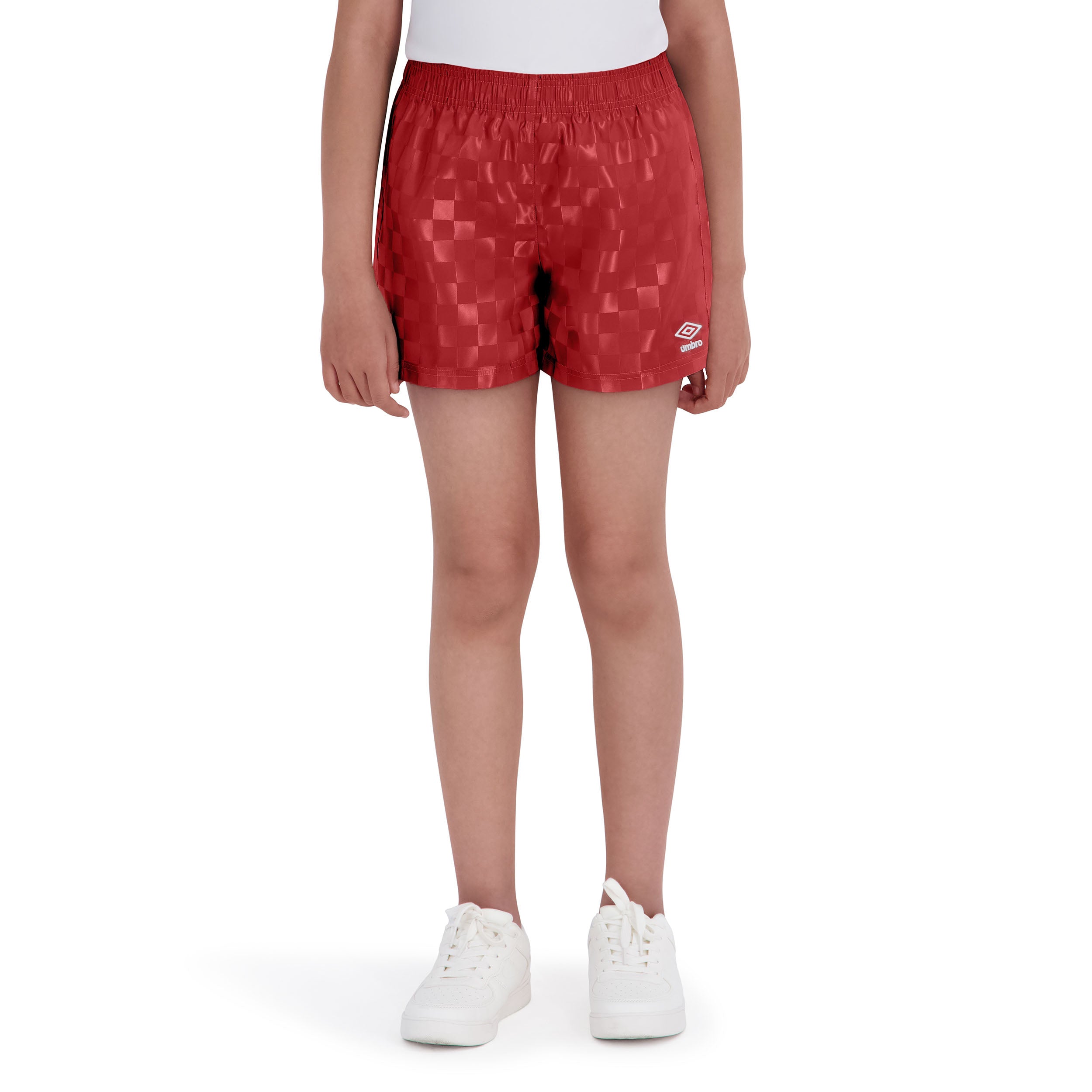 Umbro Girl's Checkered Athletic Short