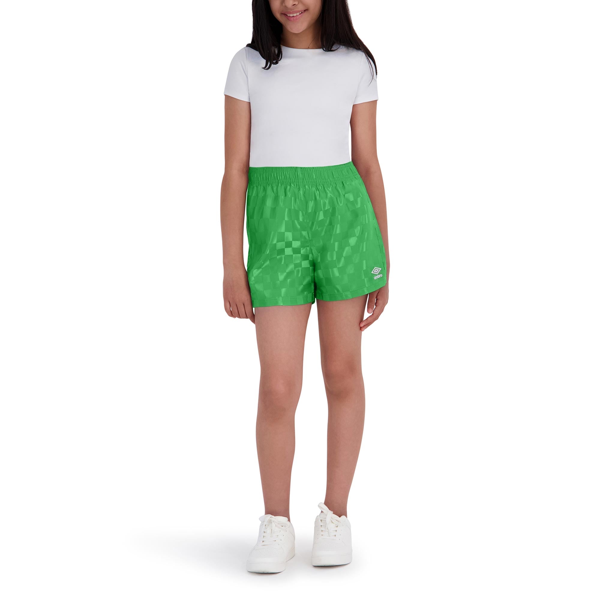 Umbro Girl's Checkered Athletic Short