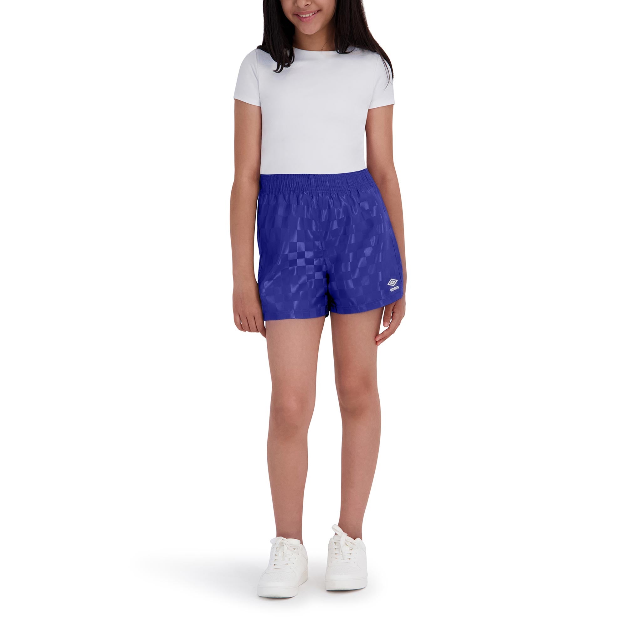 Umbro Girl's Checkered Athletic Short