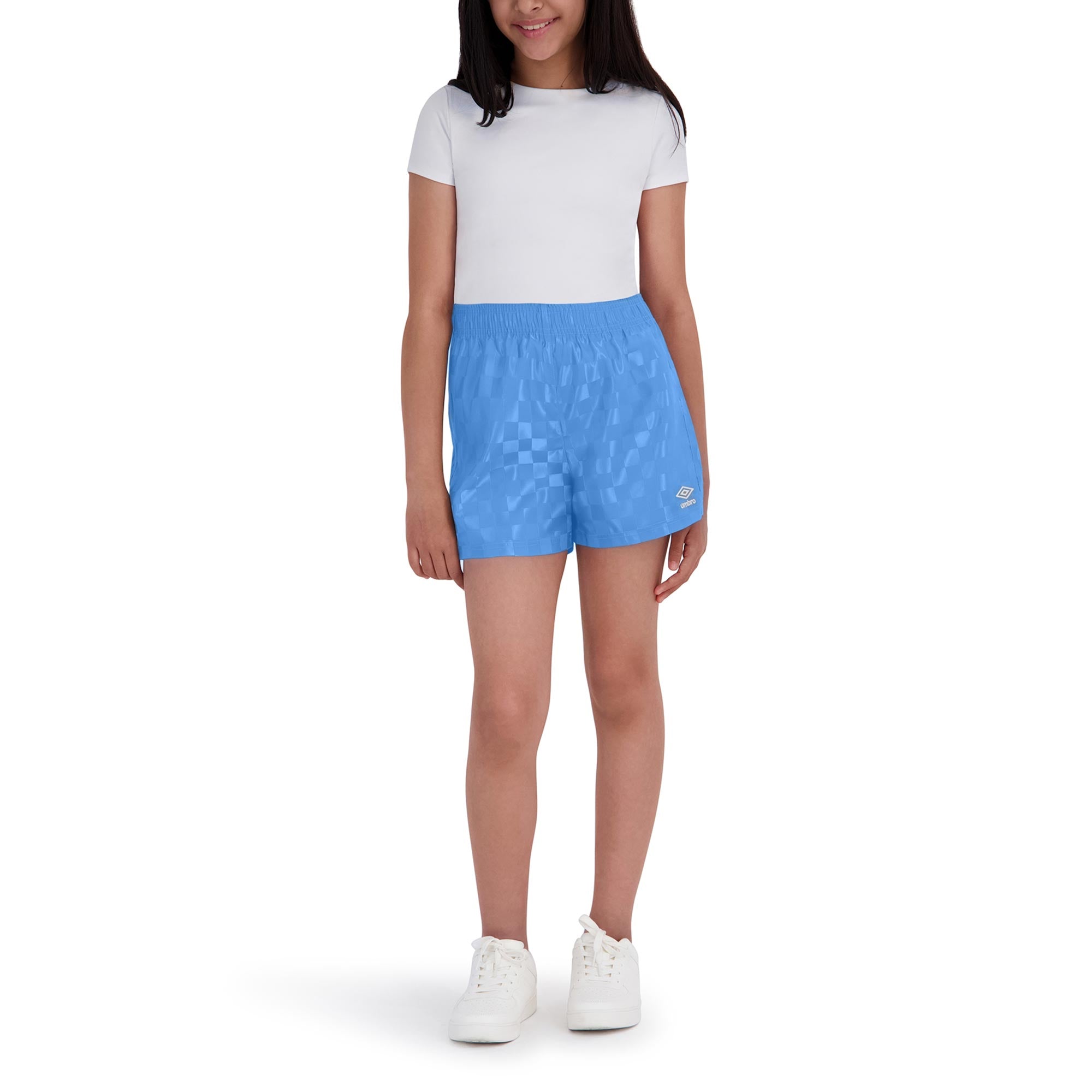 Umbro Girl's Checkered Athletic Short