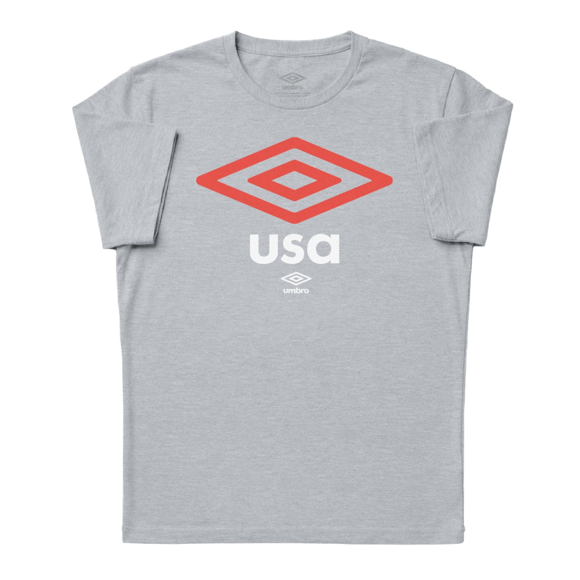 USA diamond graphic soccer sport grey tees Shop soft cotton graphic soccer tees by Umbro.