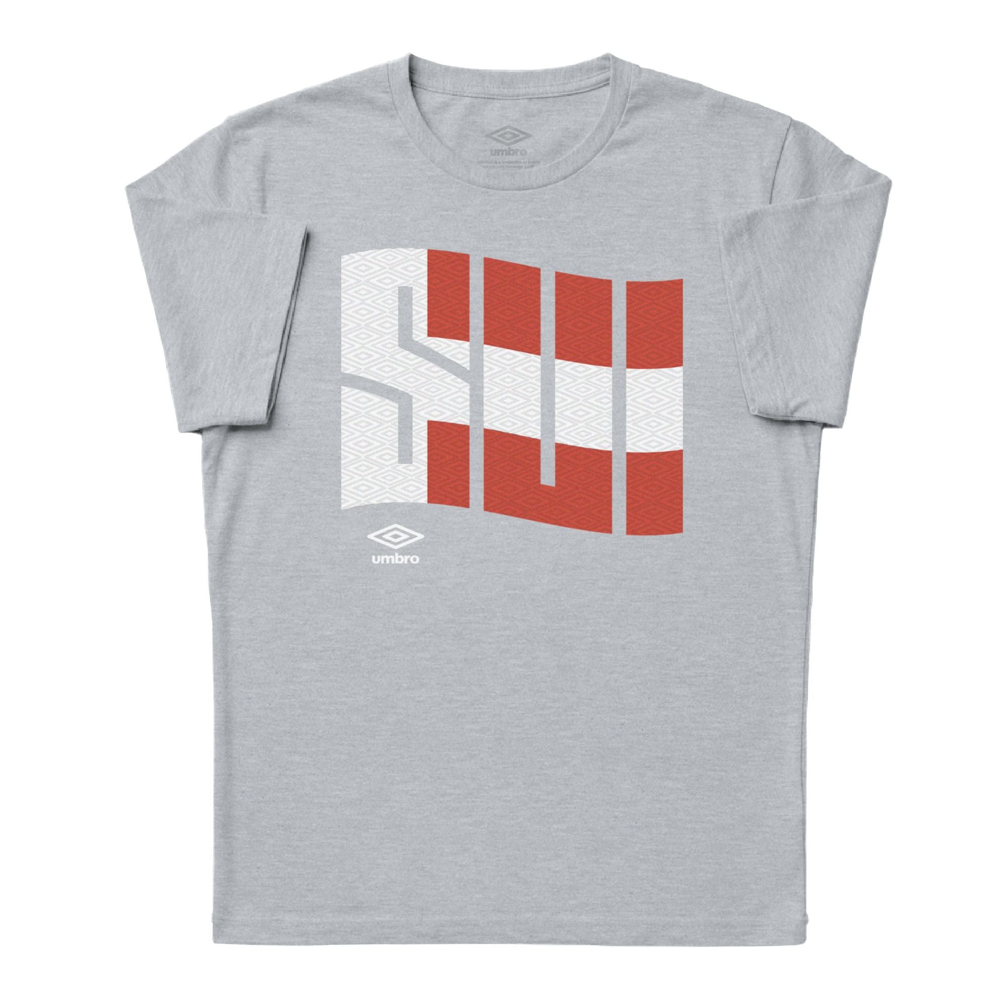 Switzerland wavy graphic sport grey soccer Tees / Shop football team t-shirts in soft cotton by Umbro.