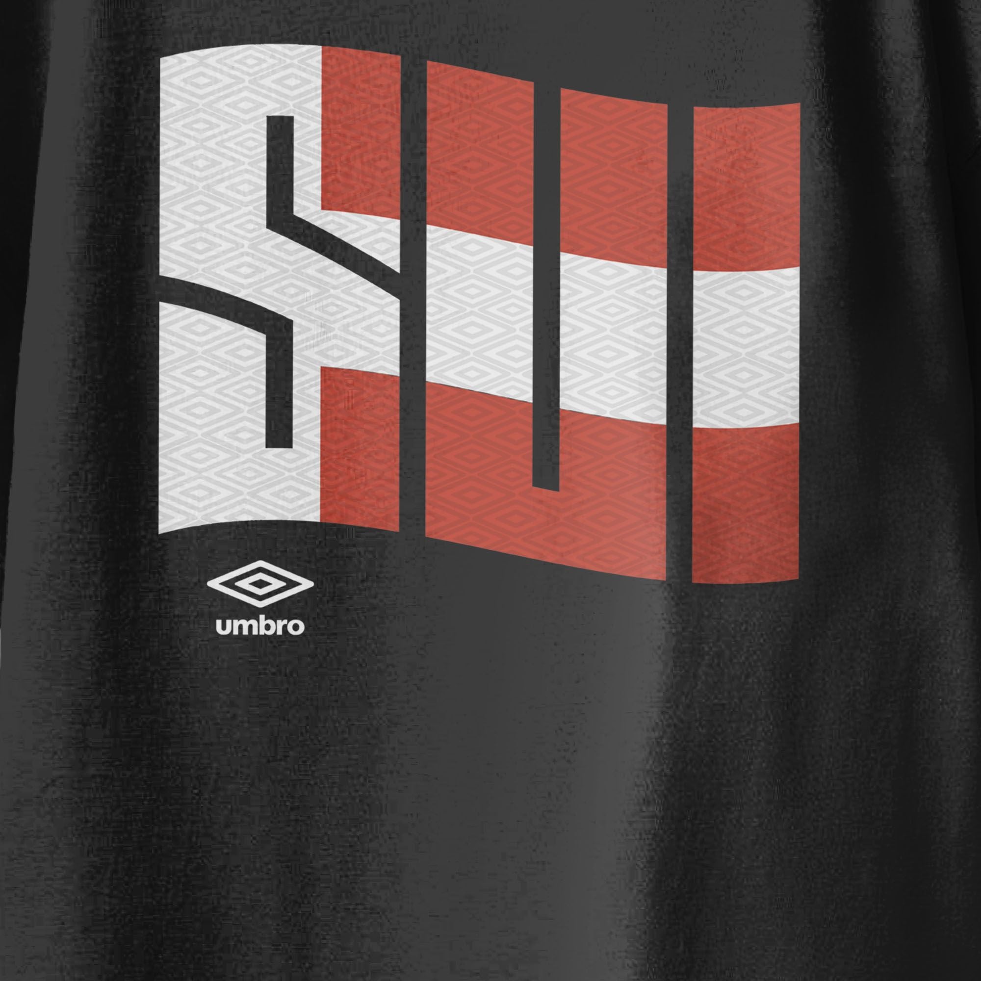 Kids’ Switzerland wavy graphic black soccer T-shirts / Shop football team tees in soft cotton by Umbro.