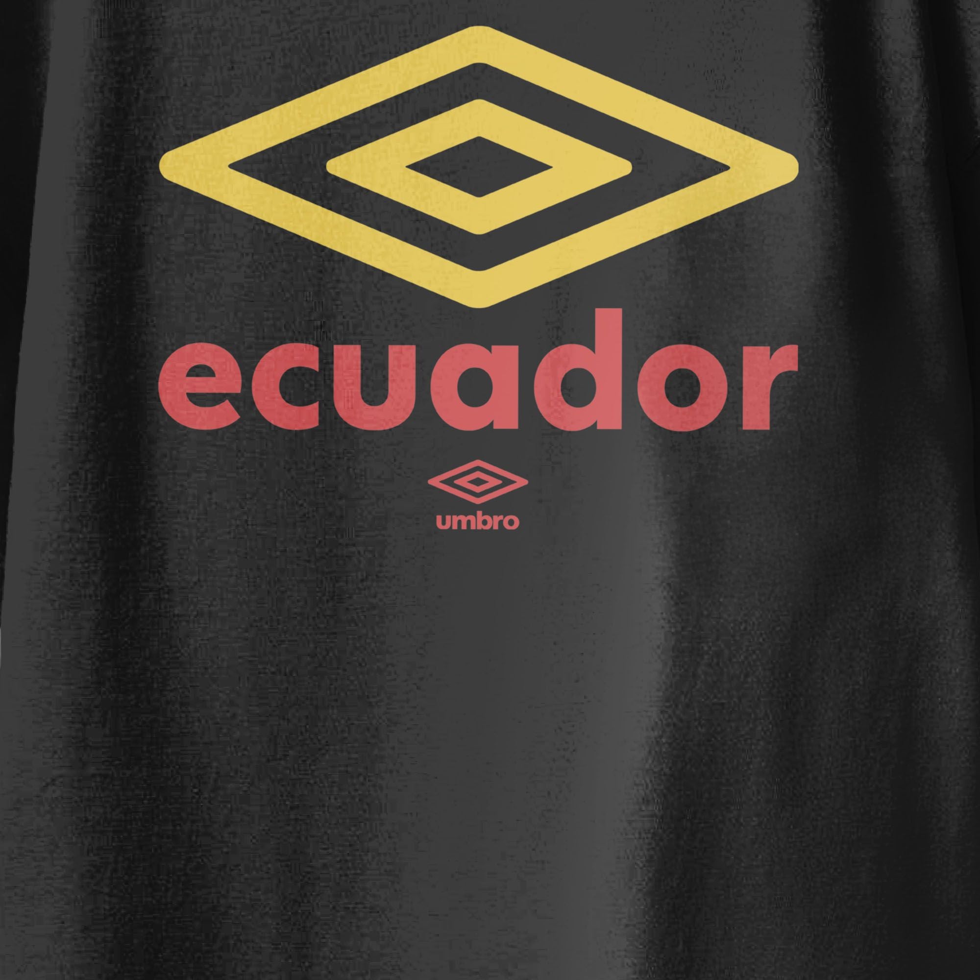 Kids’ Ecuador diamond logo black soccer Tshirt. Shop football team tees in soft cotton by Umbro.