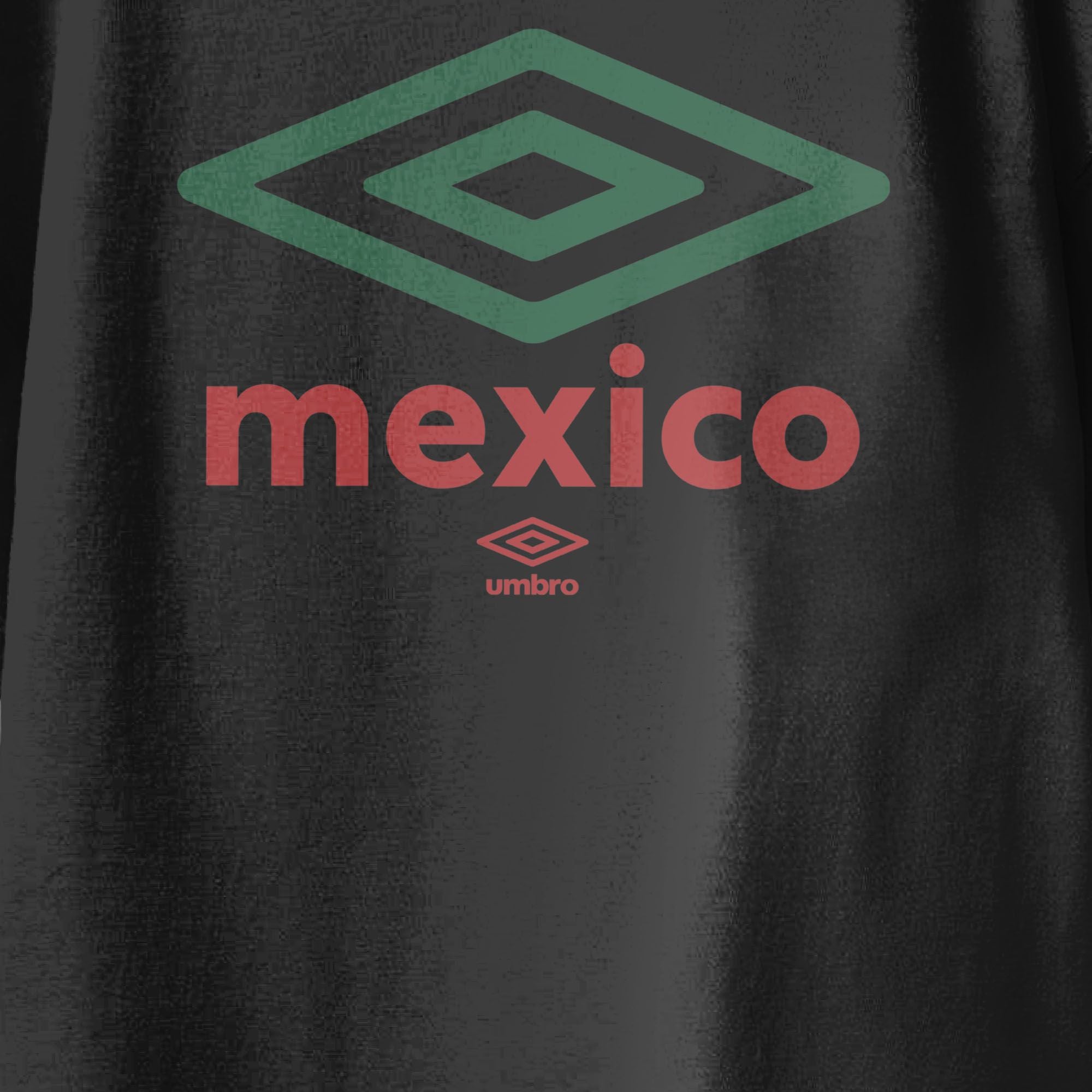 Kids’ Mexico diamond logo Black soccer T-shirts. Shop football team tees in soft cotton by Umbro.
