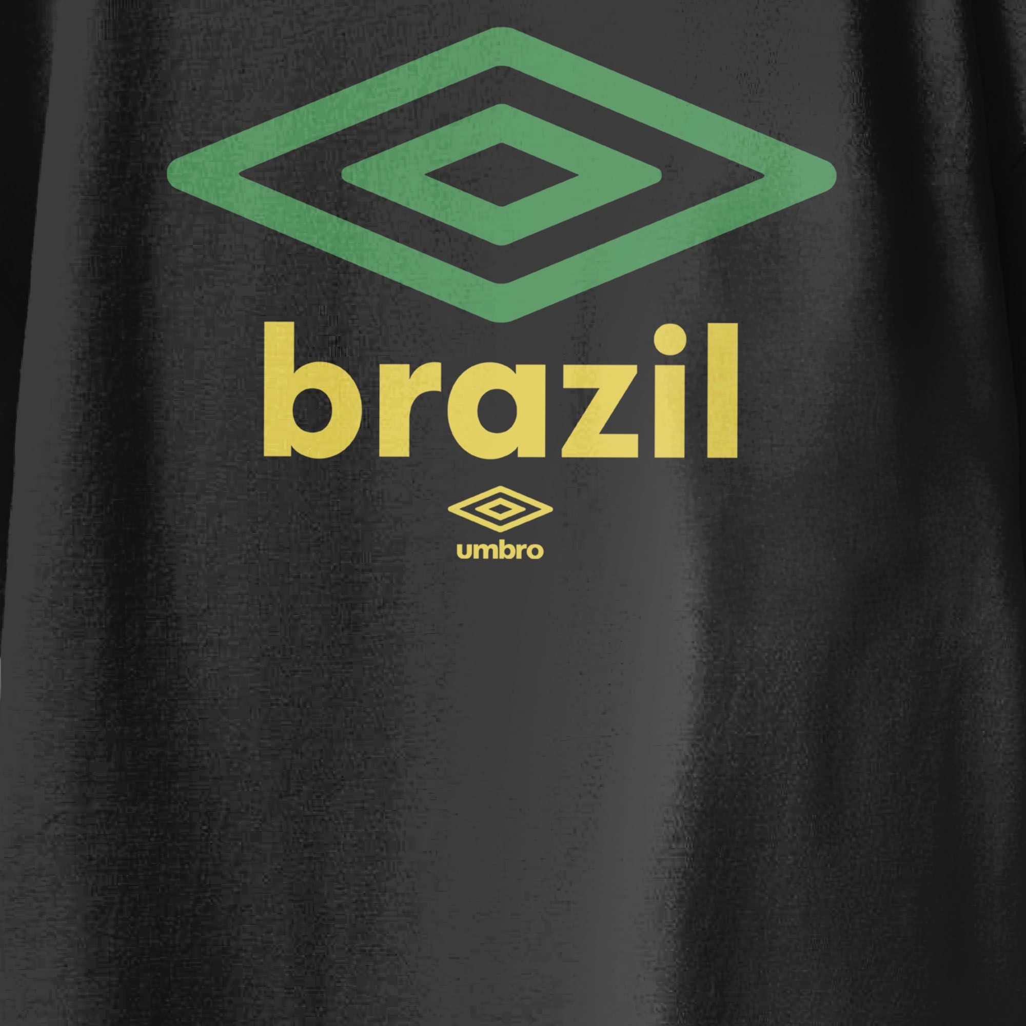 Kids’ Brazil diamond logo black soccer T-shirts / Shop football team tees in soft cotton by Umbro.
