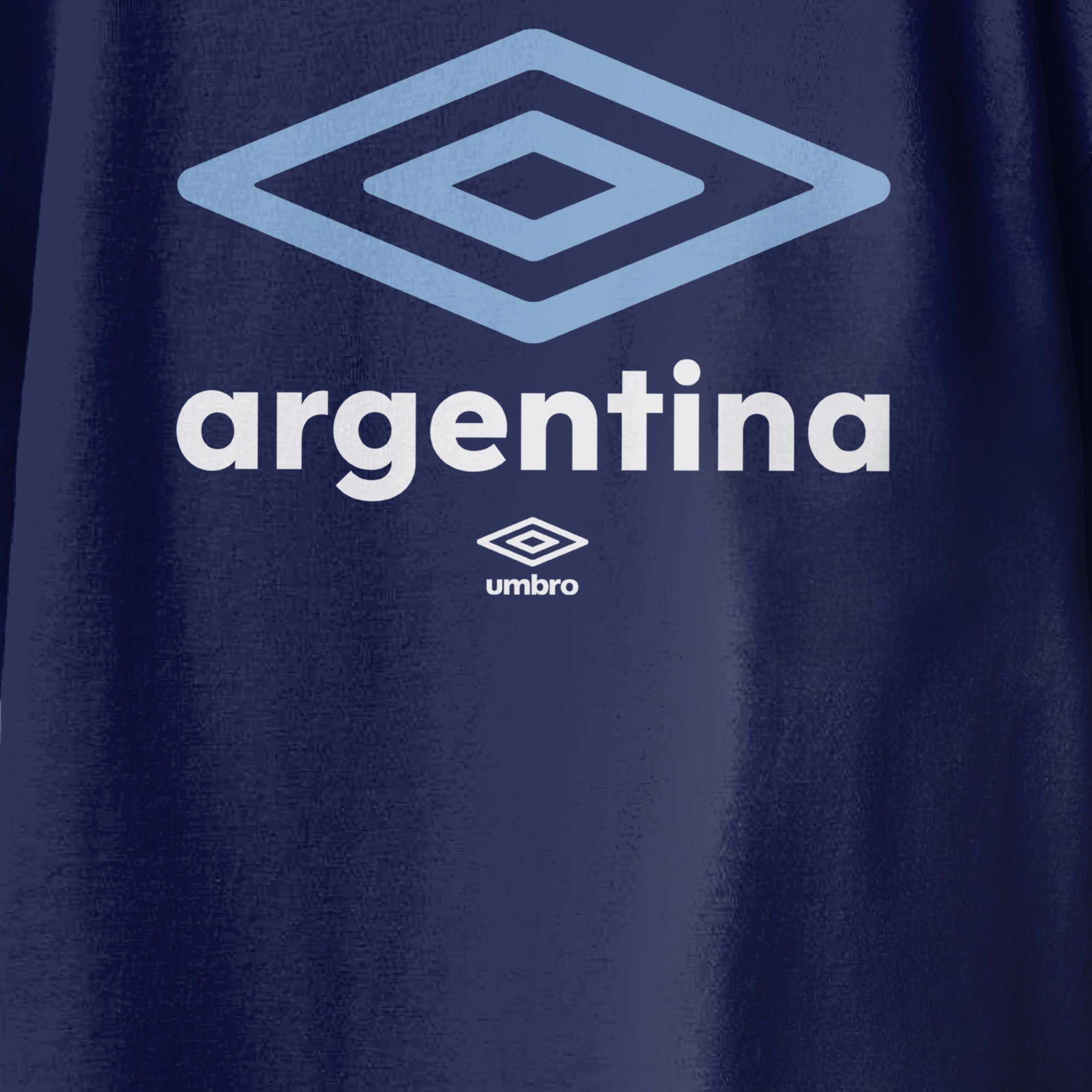 Kids’ Argentina stacked graphic navy Tees / Shop football team t-shirts in soft cotton by Umbro.