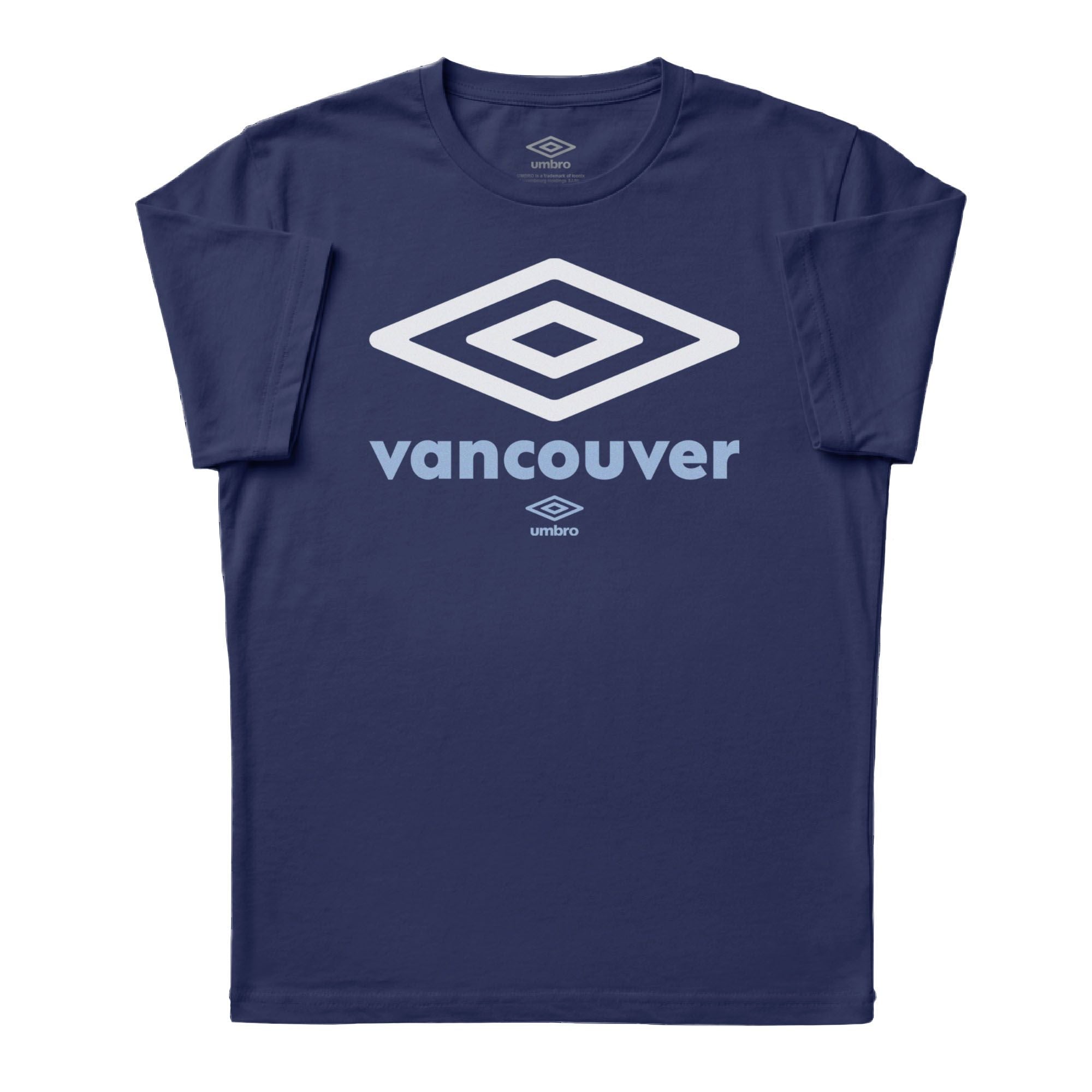 Umbro Vancouver City Diamond Logo T-Shirt Navy