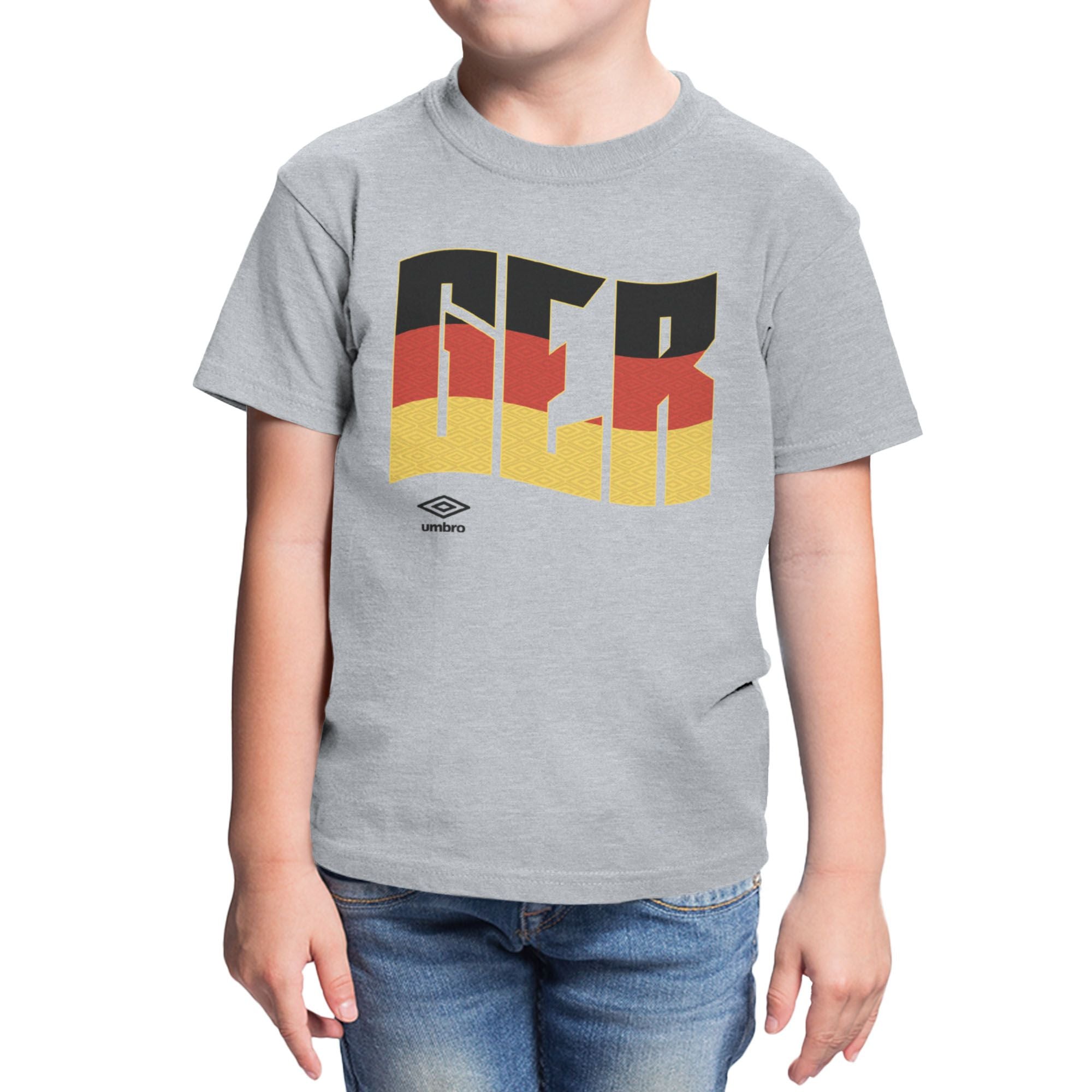 Umbro Kids Germany Wavy Logo T-Shirt