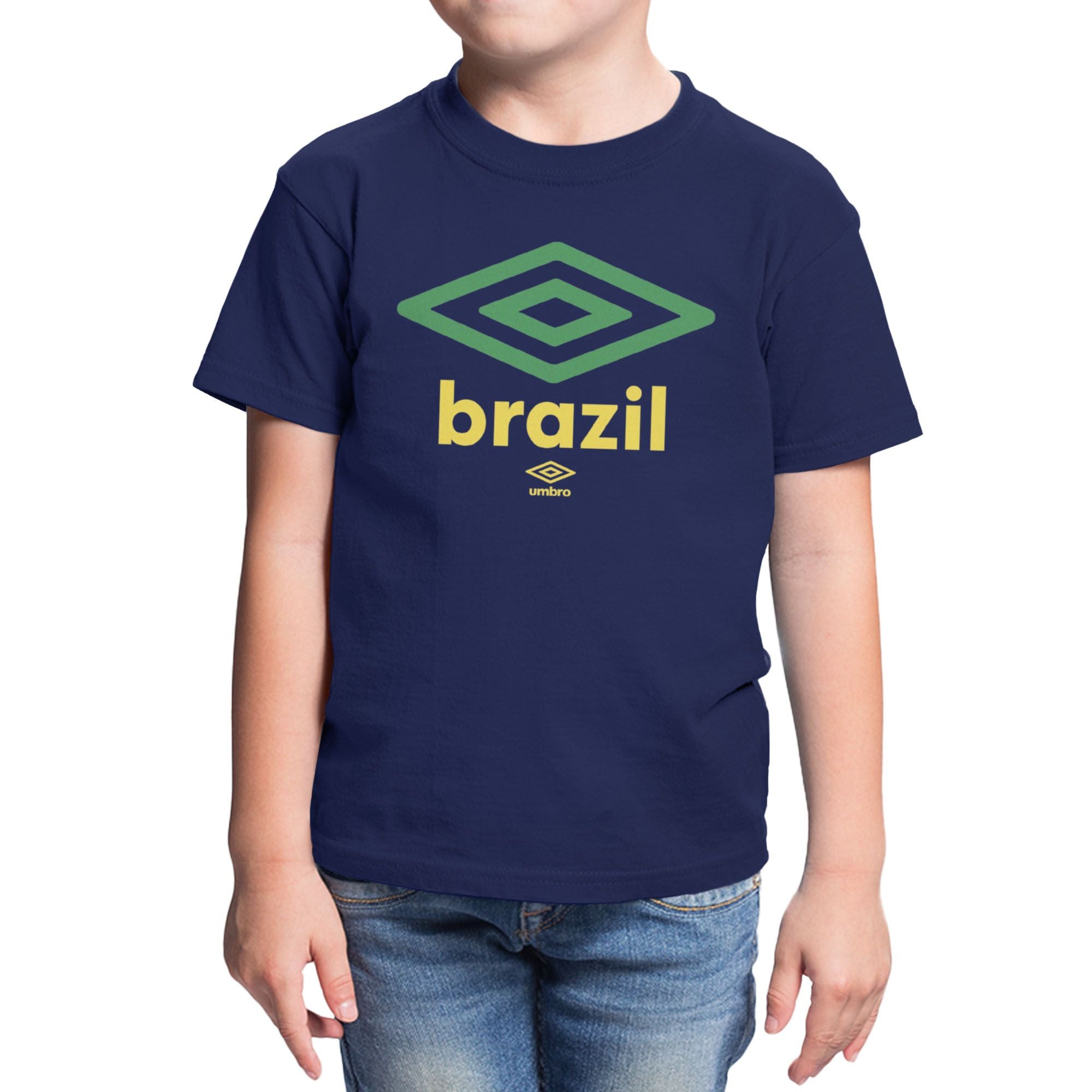 Umbro Kids Brazil Diamond Logo T-Shirt