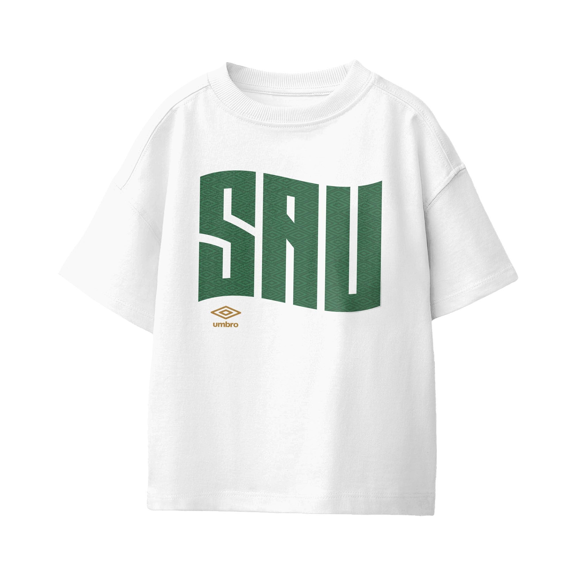 Umbro Kids Saudi Arabia Wavy Logo T-Shirt White