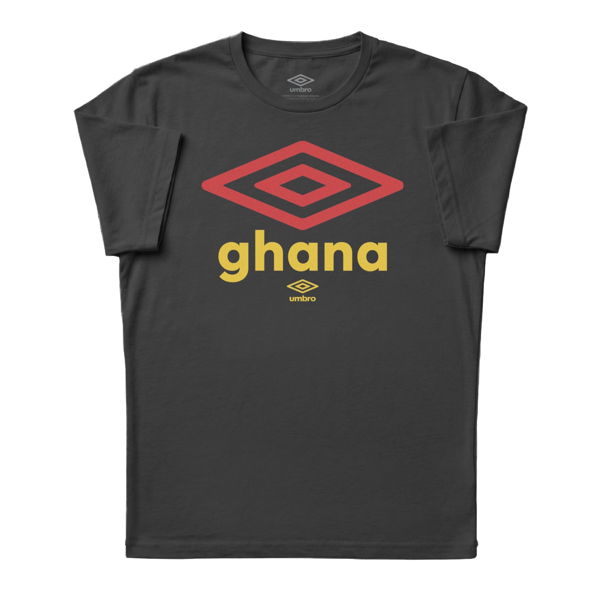 Umbro Ghana Diamond Logo T-Shirt Black