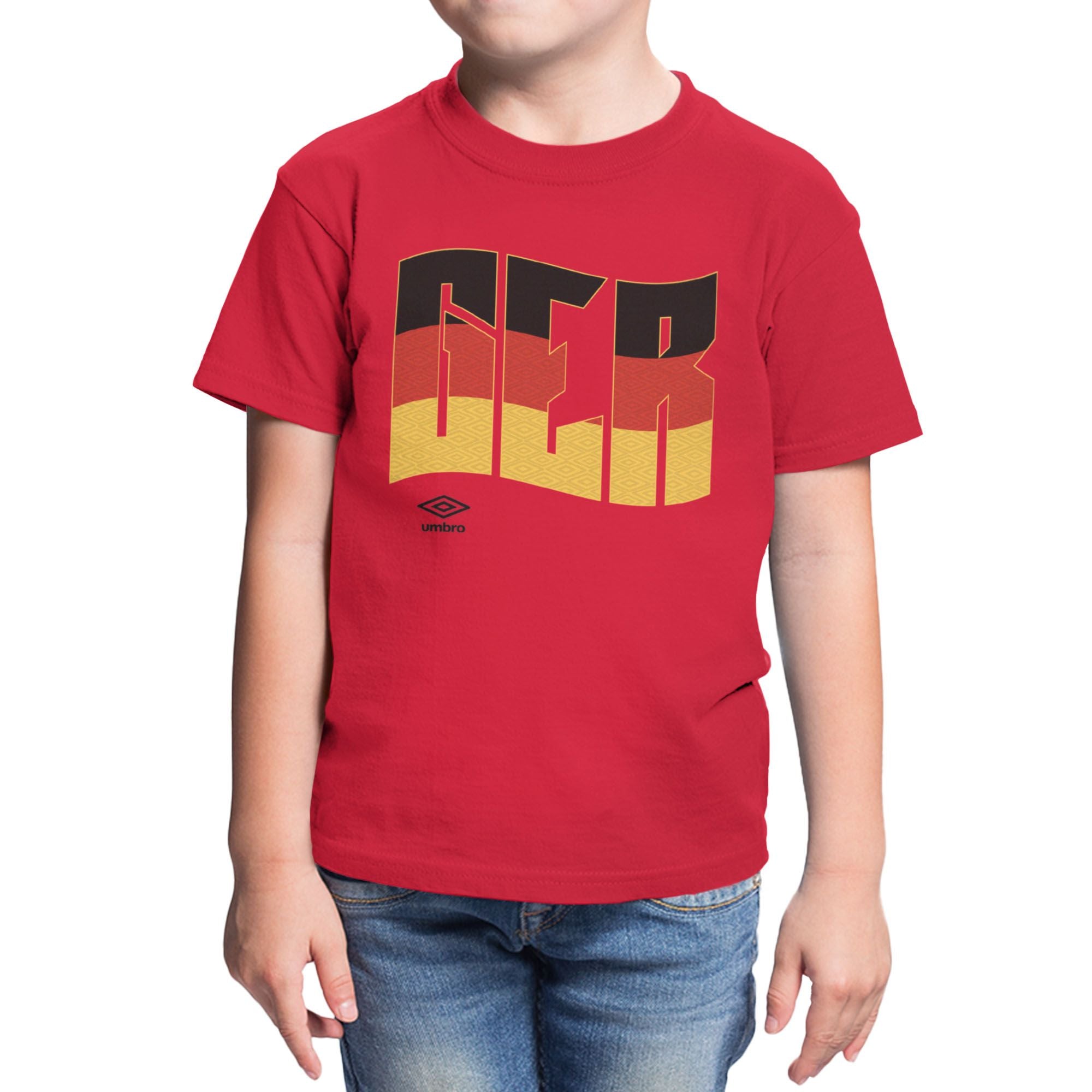 Umbro Kids Germany Wavy Logo T-Shirt
