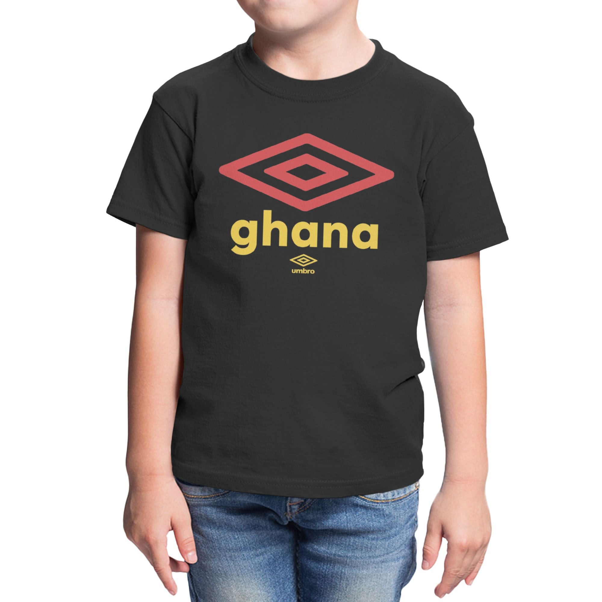Umbro Kids Ghana Diamond Logo T-Shirt