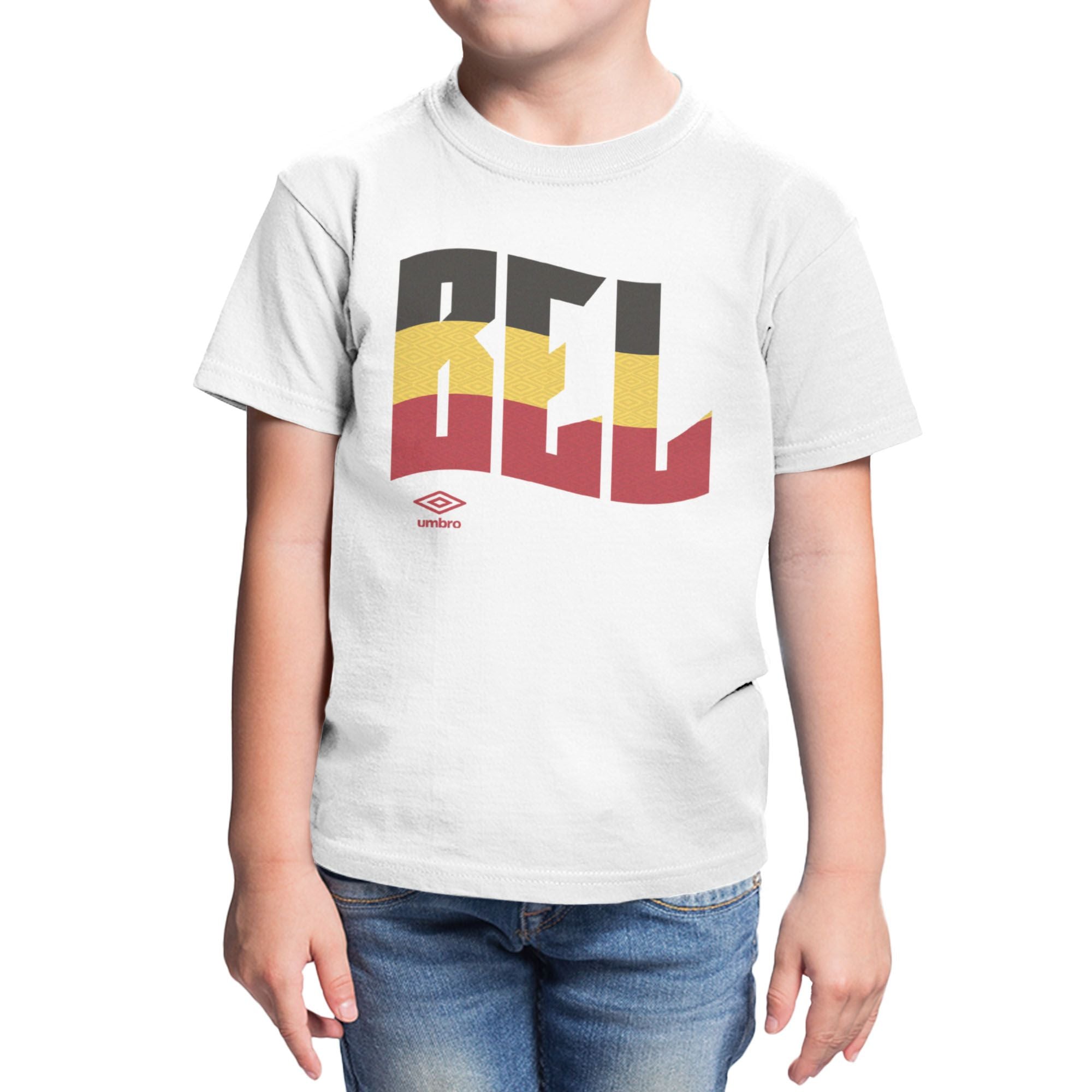 Umbro Kids Belgium Wavy Logo T-Shirt